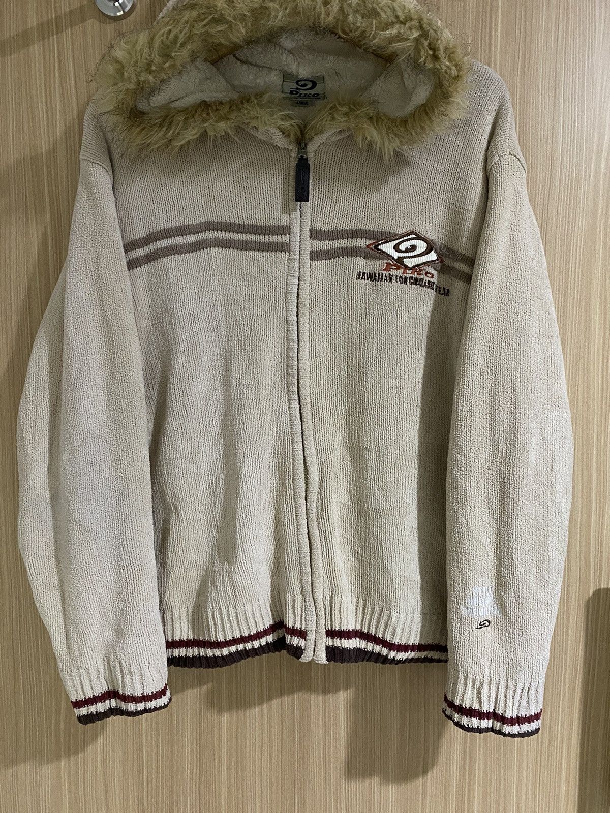 If Six Was Nine × Japanese Brand × Le Grande Bleu (L.G.B.) Piko embroidery poem fur zip hoodie lgb ifsixwasnine Size US L / EU 52-54 / 3 - 3 Thumbnail
