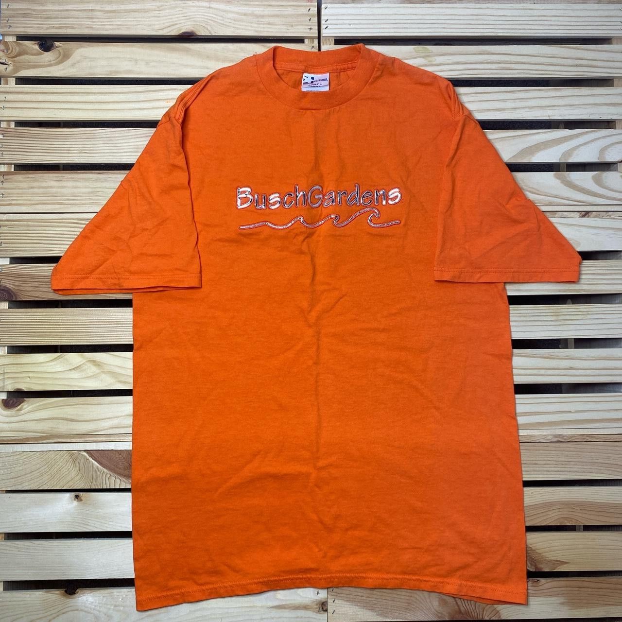 Other Vintage Busch Gardens Orange Amusement Park Tee Size Large Size US L / EU 52-54 / 3 - 1 Thumbnail