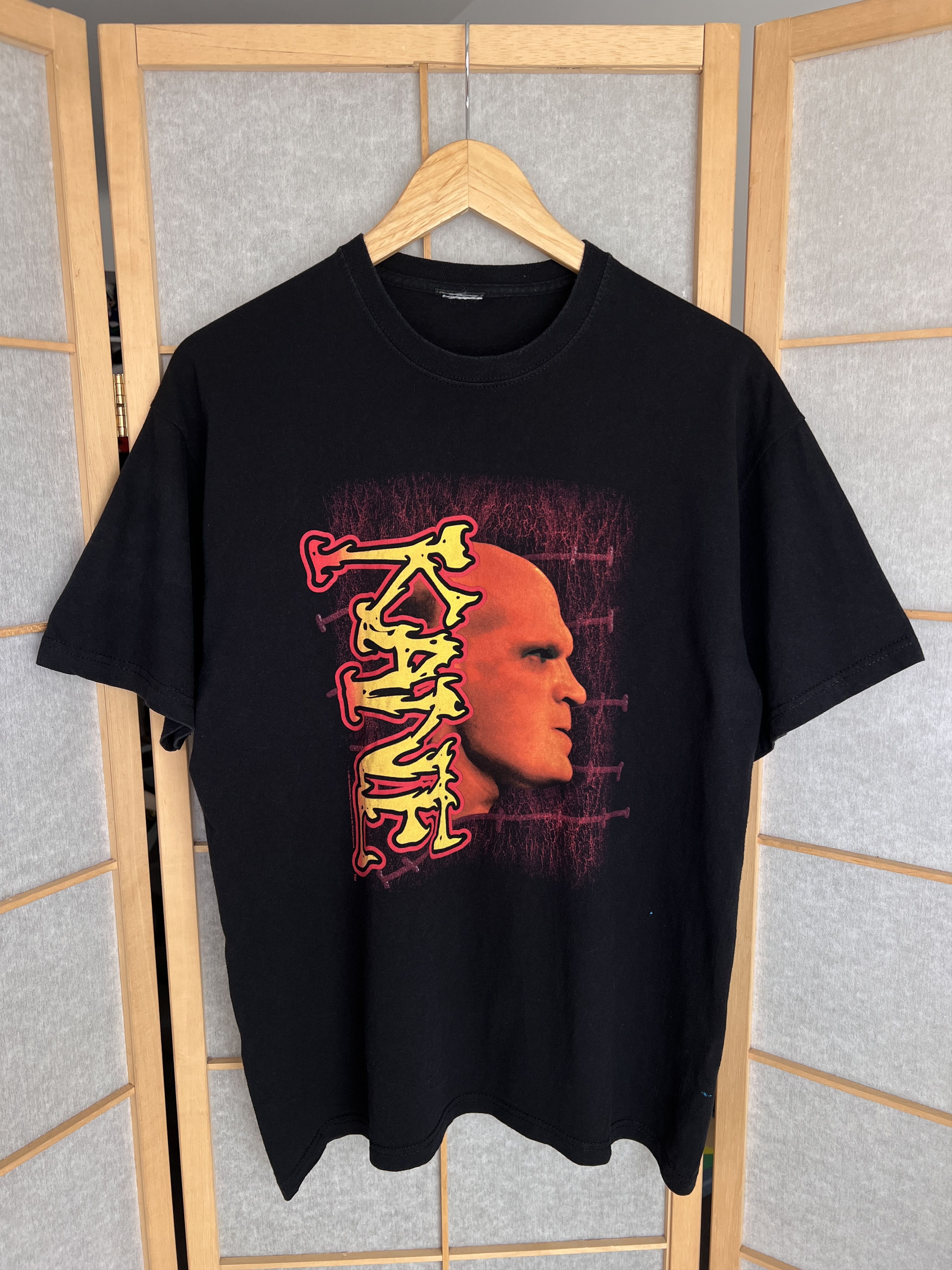 WWE Crazy! WWE Kane Wrestling VTG 2007 big face printed t shirt Size US L / EU 52-54 / 3 - 1 Thumbnail