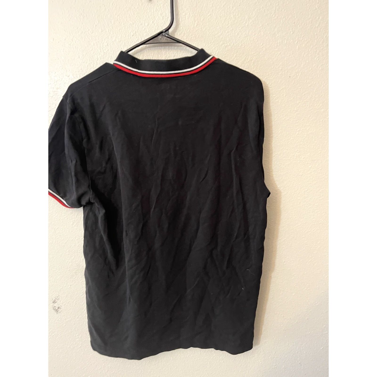 Izod IZOD Men's Golf Polo Shirt Large Black Wash Casual Slim Fit Polo Shirt Golf Classic IZOD Brand Men's African? Size US L / EU 52-54 / 3 - 3 Thumbnail