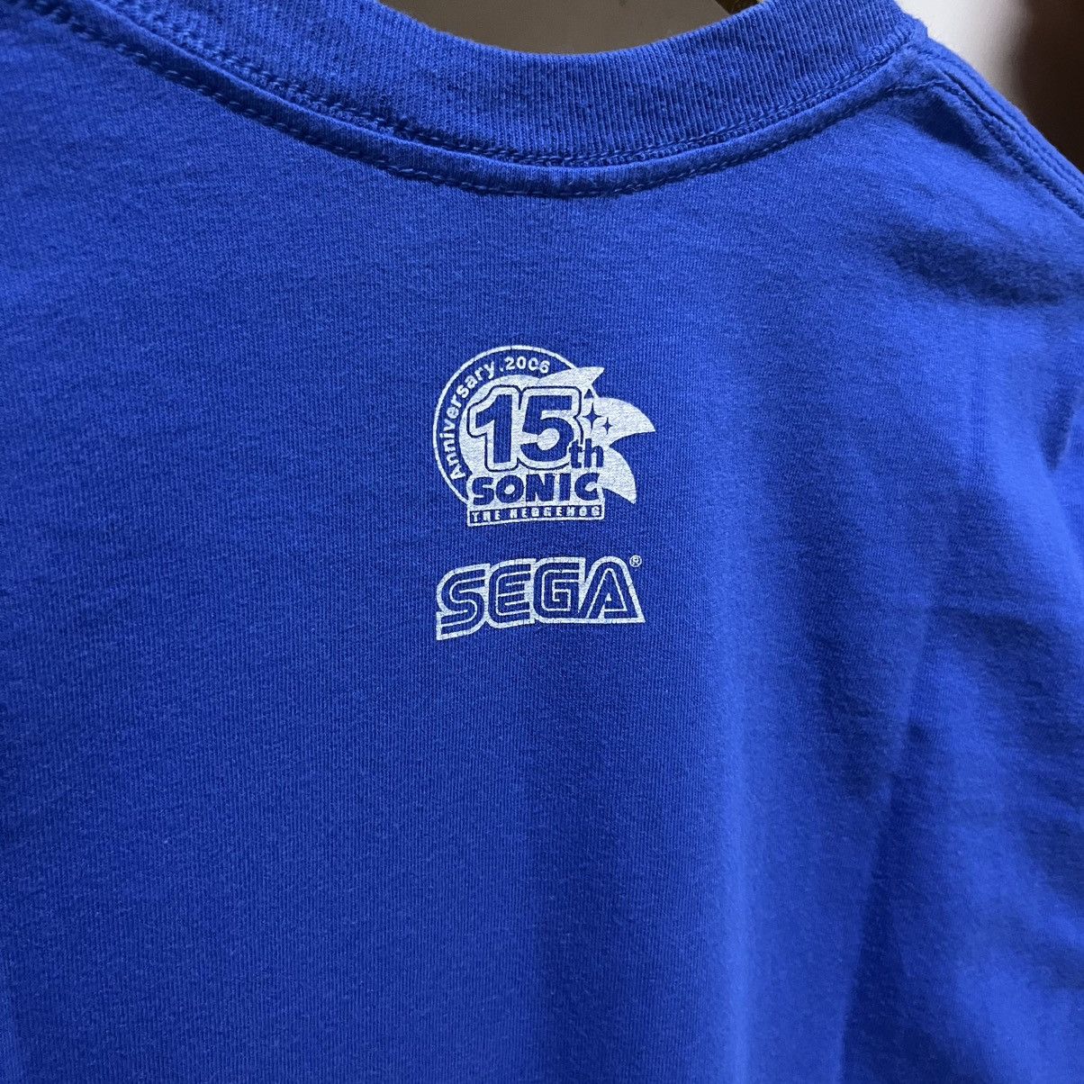 Gildan Sega Sonic Pixel Logo Video Games Movie Size US M / EU 48-50 / 2 - 6 Thumbnail