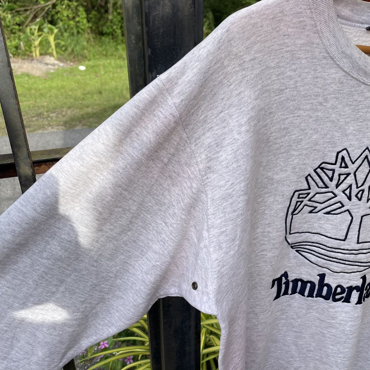 Timberland × Vintage 🔥Vintage 90s Timberland Embroidered Big Logo Sweatshirts Size US M / EU 48-50 / 2 - 7 Thumbnail