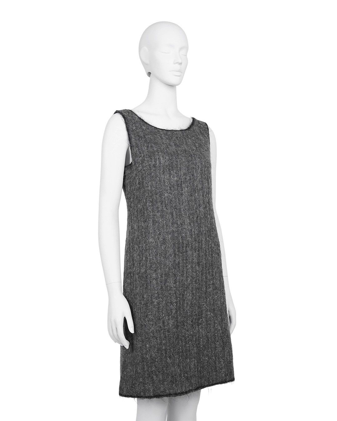 Prada Prada F/W1998 Mohair Dress in Grey Size M / US 6-8 / IT 42-44 - 3 Thumbnail