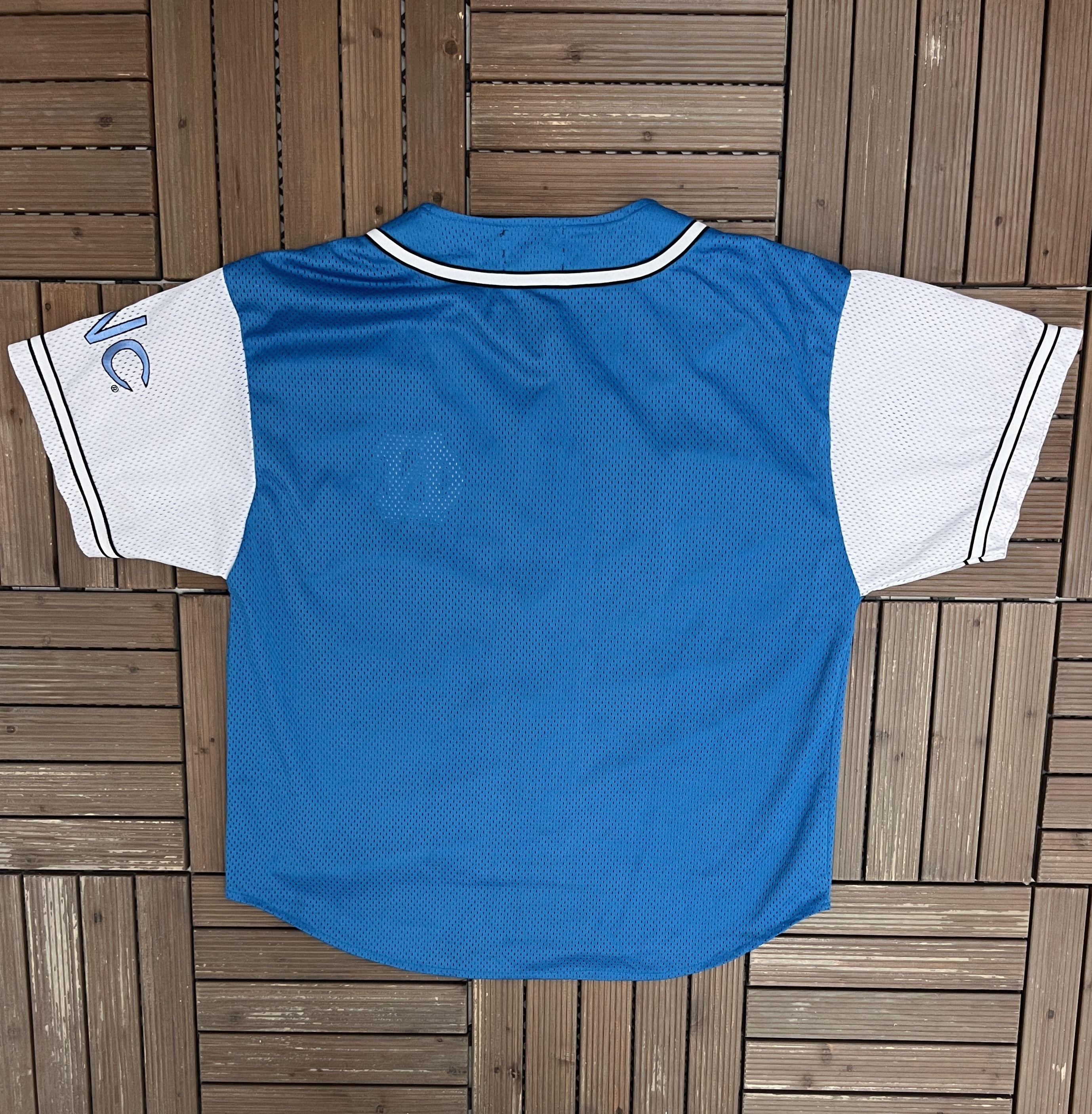 Vintage North Carolina Tar Heels Vintage Blue Baseball Jersey Size US XXL / EU 58 / 5 - 4 Thumbnail