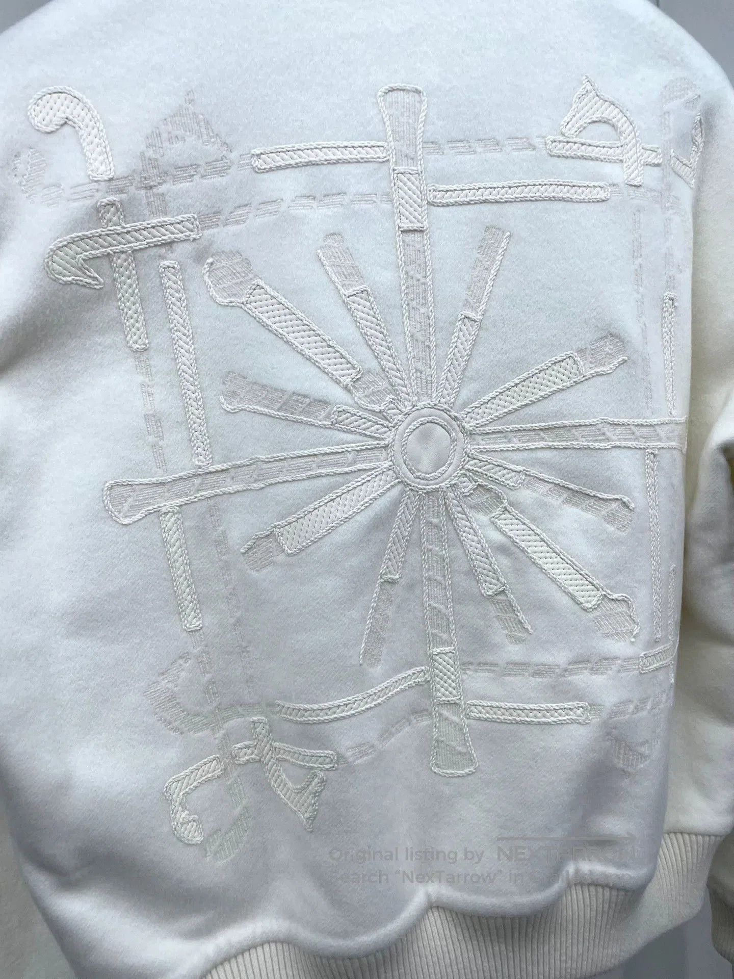 Hermes Hermes White Cashmere Zip Jacket. Size US S / EU 44-46 / 1 - 3 Thumbnail