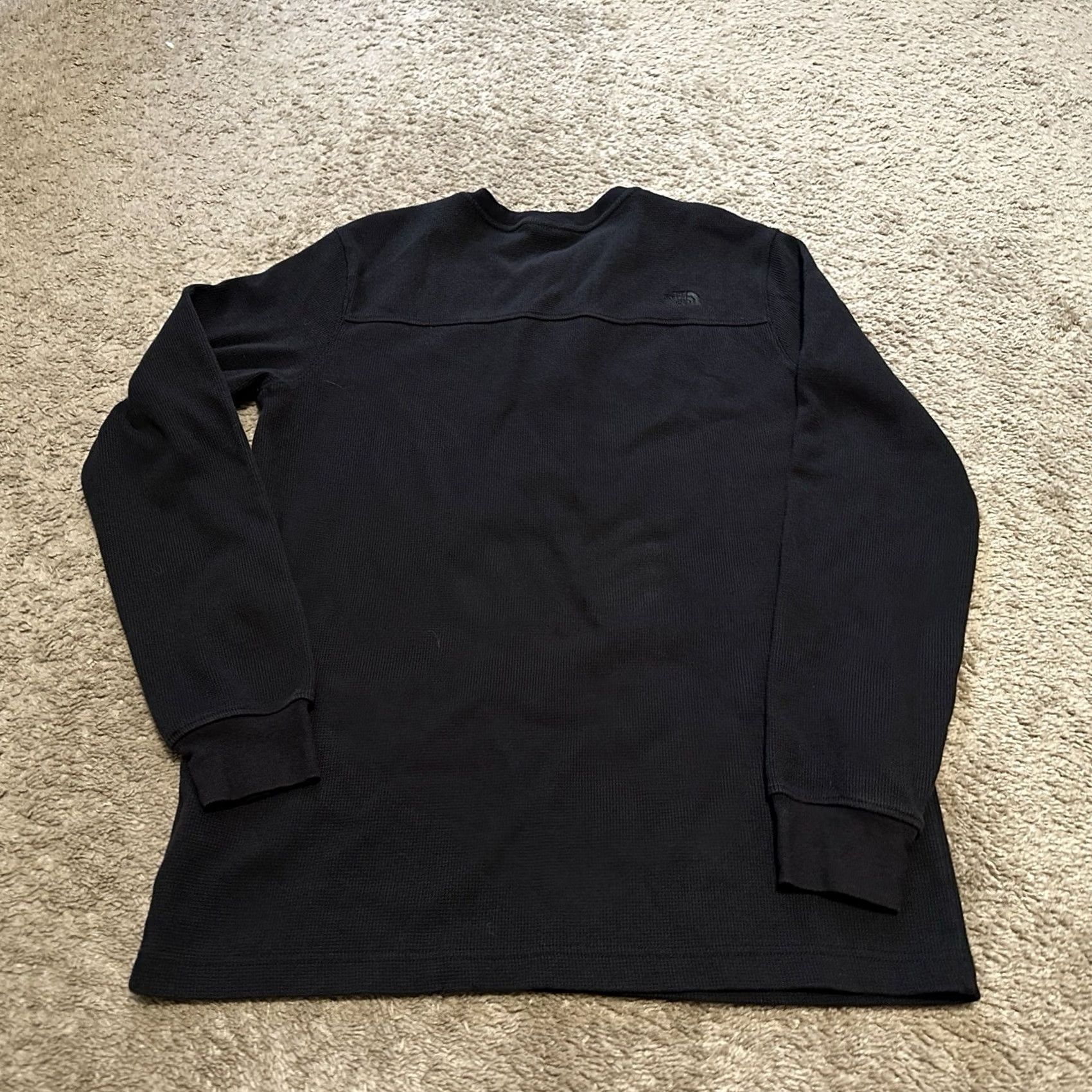 The North Face The North Face Terrain Waffle Henley Shirt Mens Large Black Thermal All Seasons Outdoors Outdoors Hiking Size US L / EU 52-54 / 3 - 3 Thumbnail