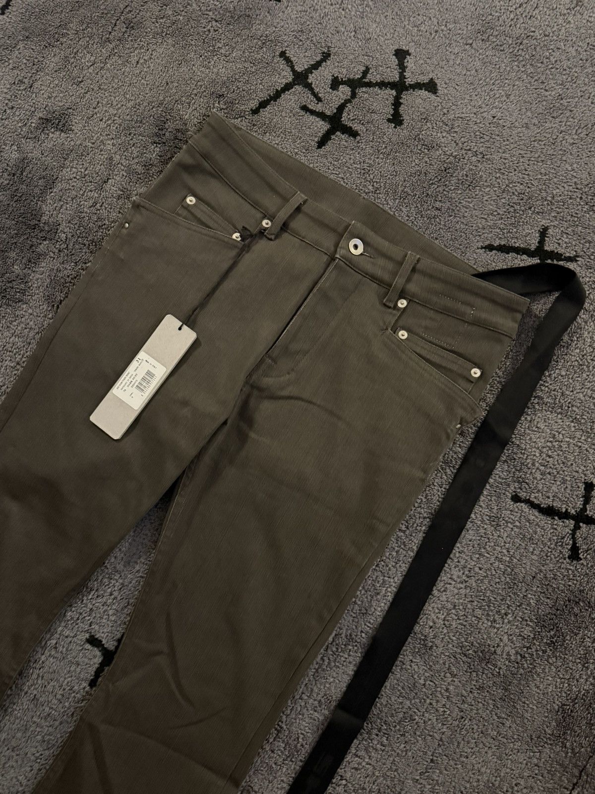 Rick Owens Tyrone dark dust sample bootcuts Size US 31 - 2 Thumbnail