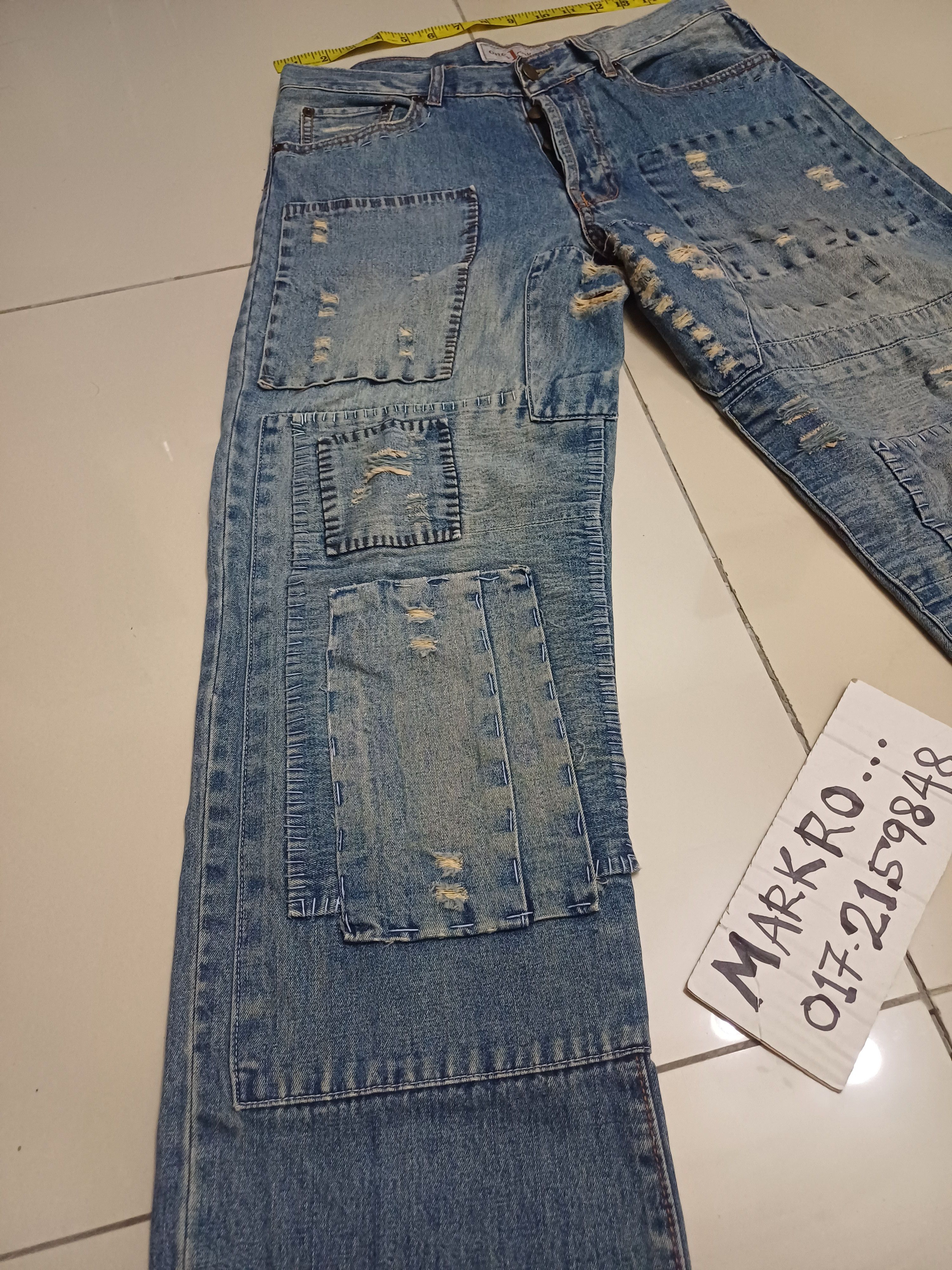 Other Sashiko Distressed design jeans... 🔥🔥🔥 Size US 30 / EU 46 - 9 Thumbnail