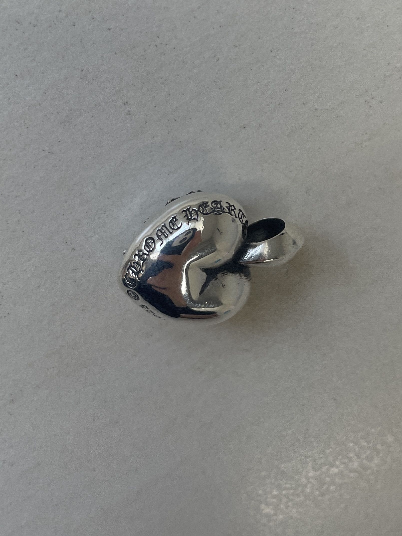 Chrome Hearts Chrome Hearts Silver R.l.P Heart Cemetery Necklace Pendant Size ONE SIZE - 5 Thumbnail