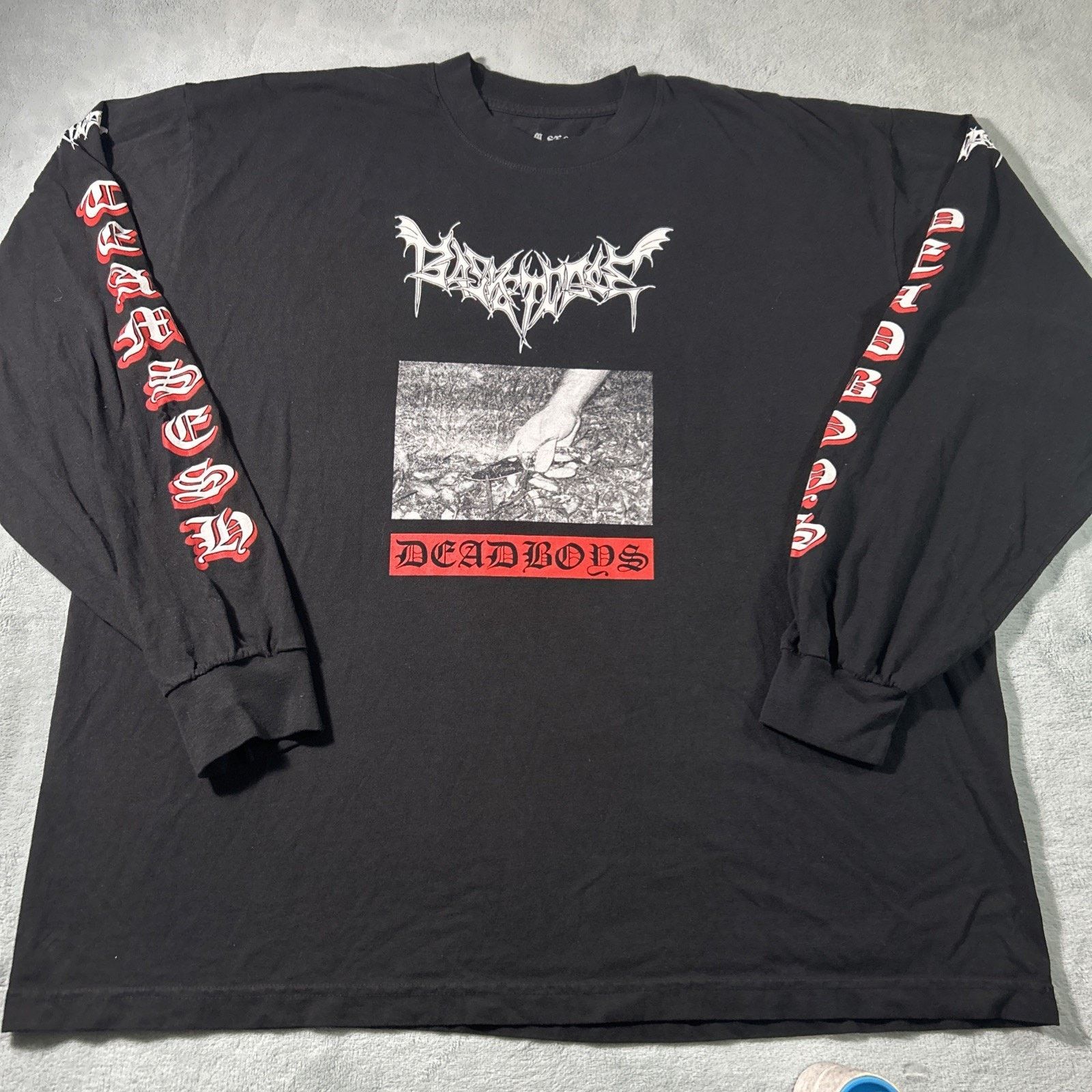 Affliction Basket Case Skeleton Shirt Men XL Dead Bods Affliction Style Size US XL / EU 56 / 4 - 2 Thumbnail