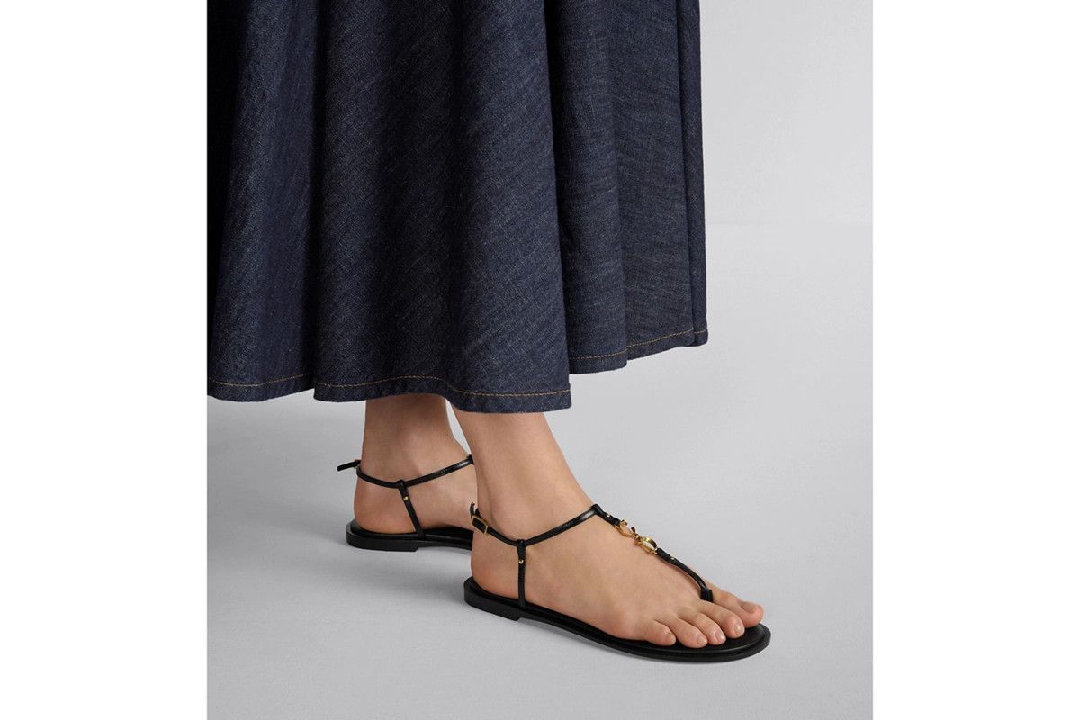 Dior o1bcso1str0226 Cest Dior Thong Sandal in Black Size US 8 / IT 38 - 5 Thumbnail