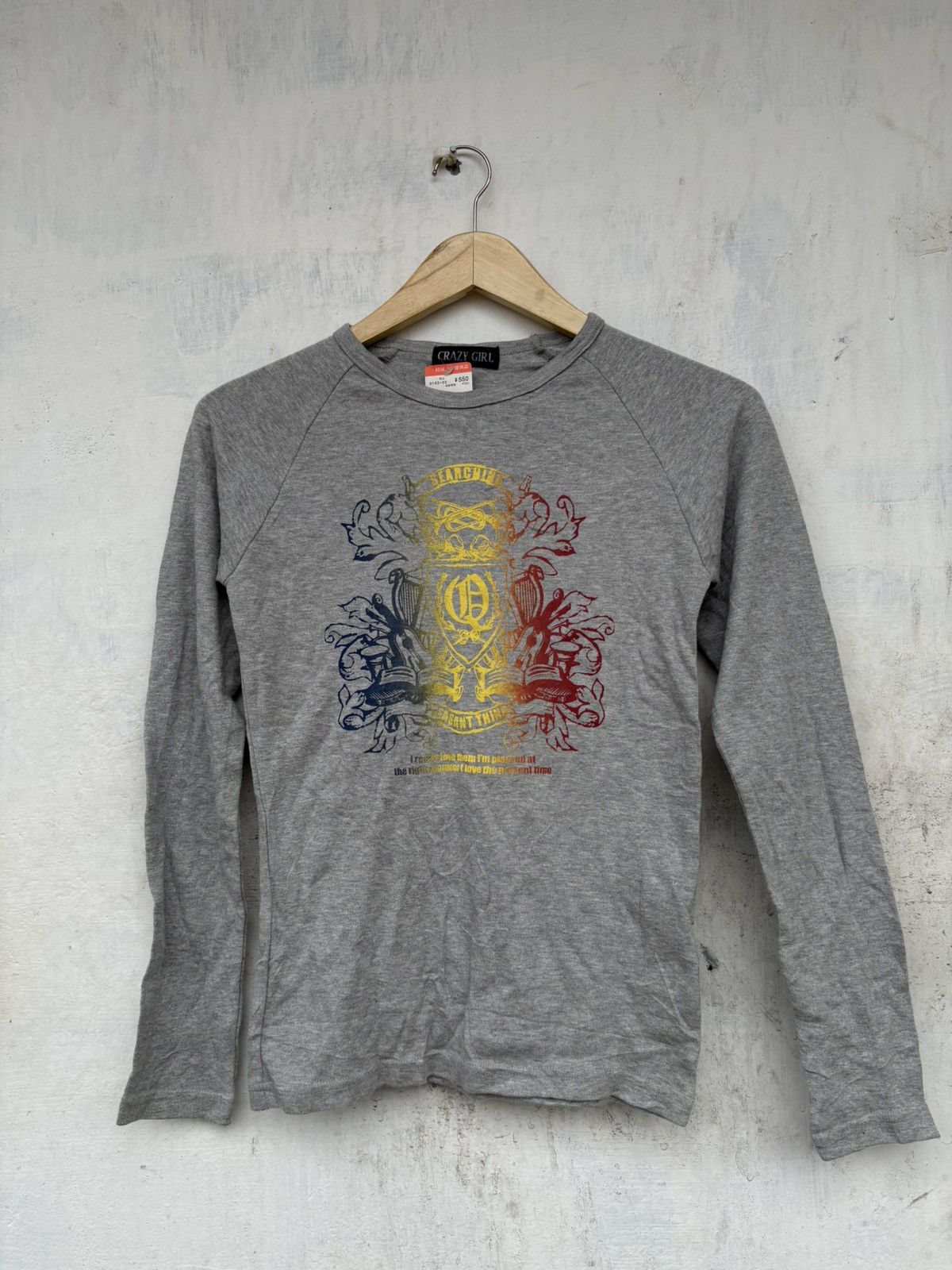Japanese Brand Crazy Girl Poem Longsleeve Japnese Brand Size US S / EU 44-46 / 1 - 1 Thumbnail