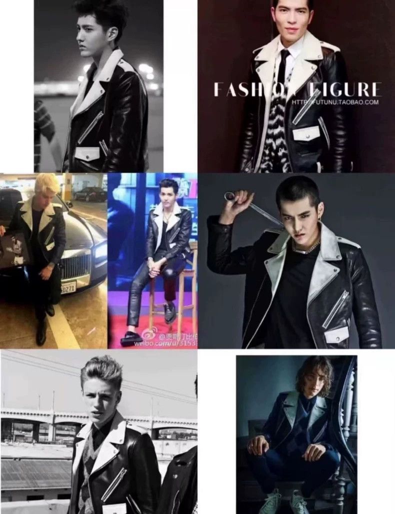 Saint Laurent Paris Saint Laurent Paris 14fw runway style poster style black an Size US S / EU 44-46 / 1 - 9 Thumbnail