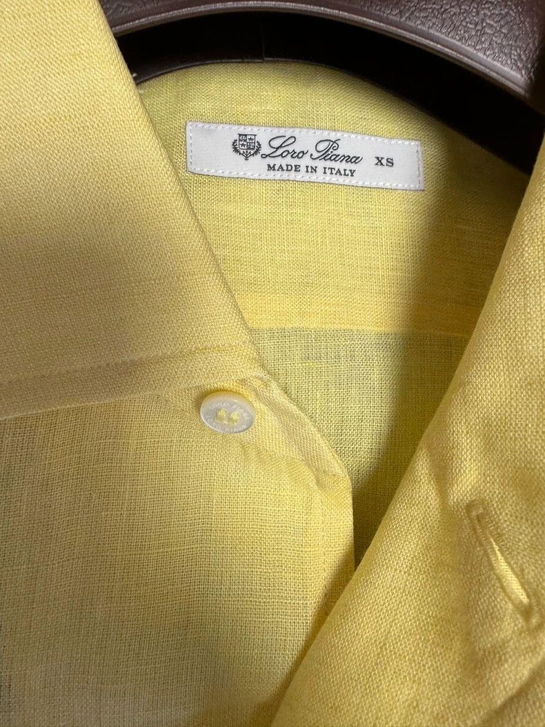 Loro Piana LORO PIANA Men's Federico linen shirt Size US XS / EU 42 / 0 - 3 Thumbnail