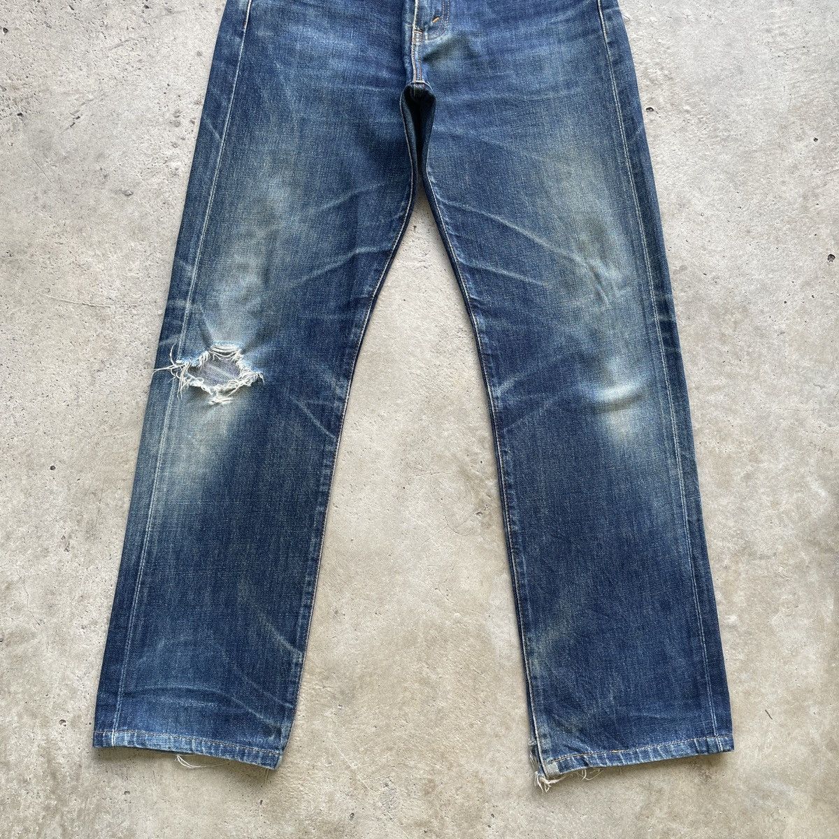 Jean × Levi's × Vintage Vintage Levi’s 502 Big E Selvedge Denim Faded Jeans Pants Size US 30 / EU 46 - 4 Thumbnail