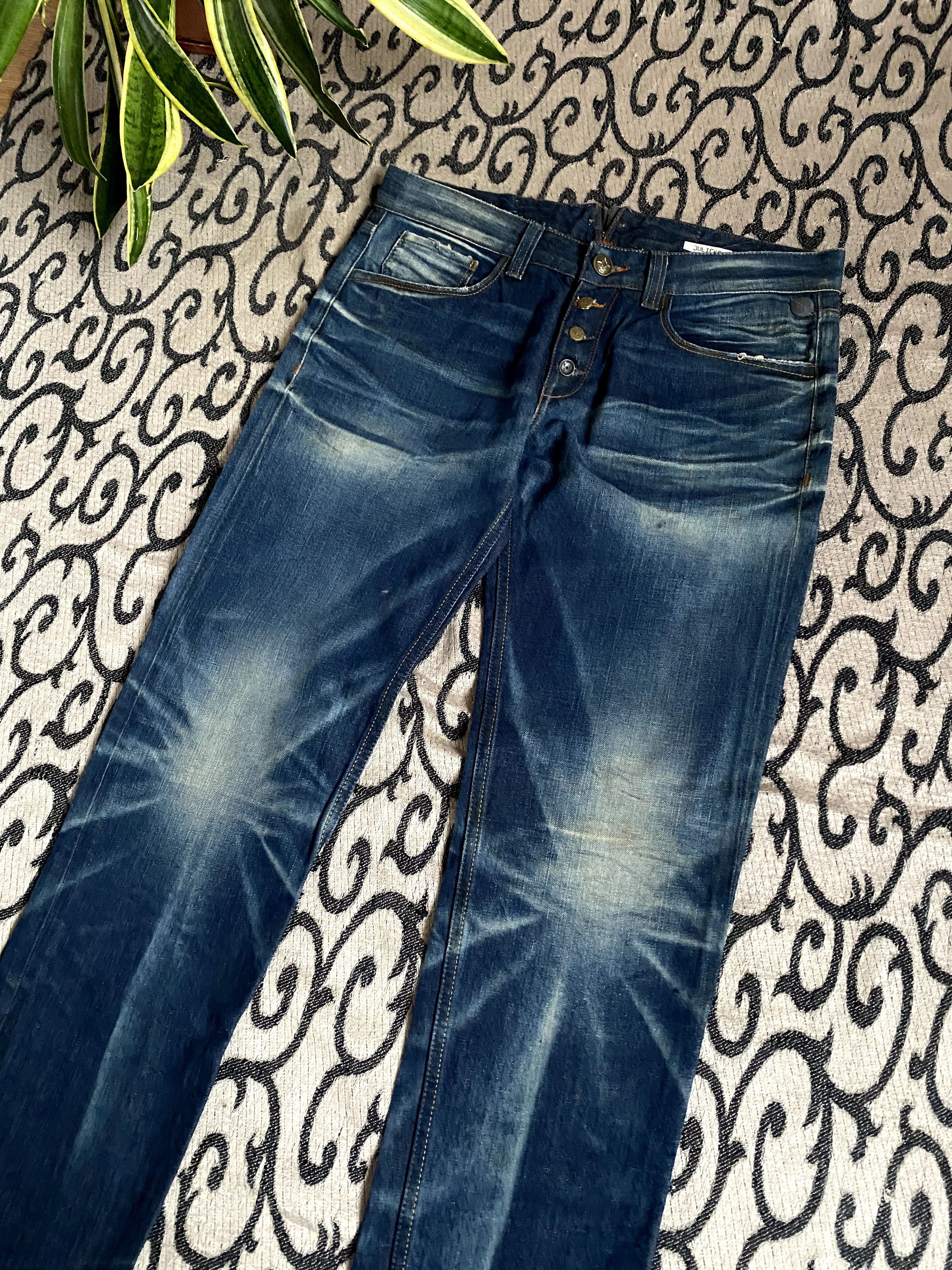 Beauty Beast × Replay Y2K Replay Embriodery Logo Jeans Streetwear Size US 30 / EU 46 - 7 Thumbnail