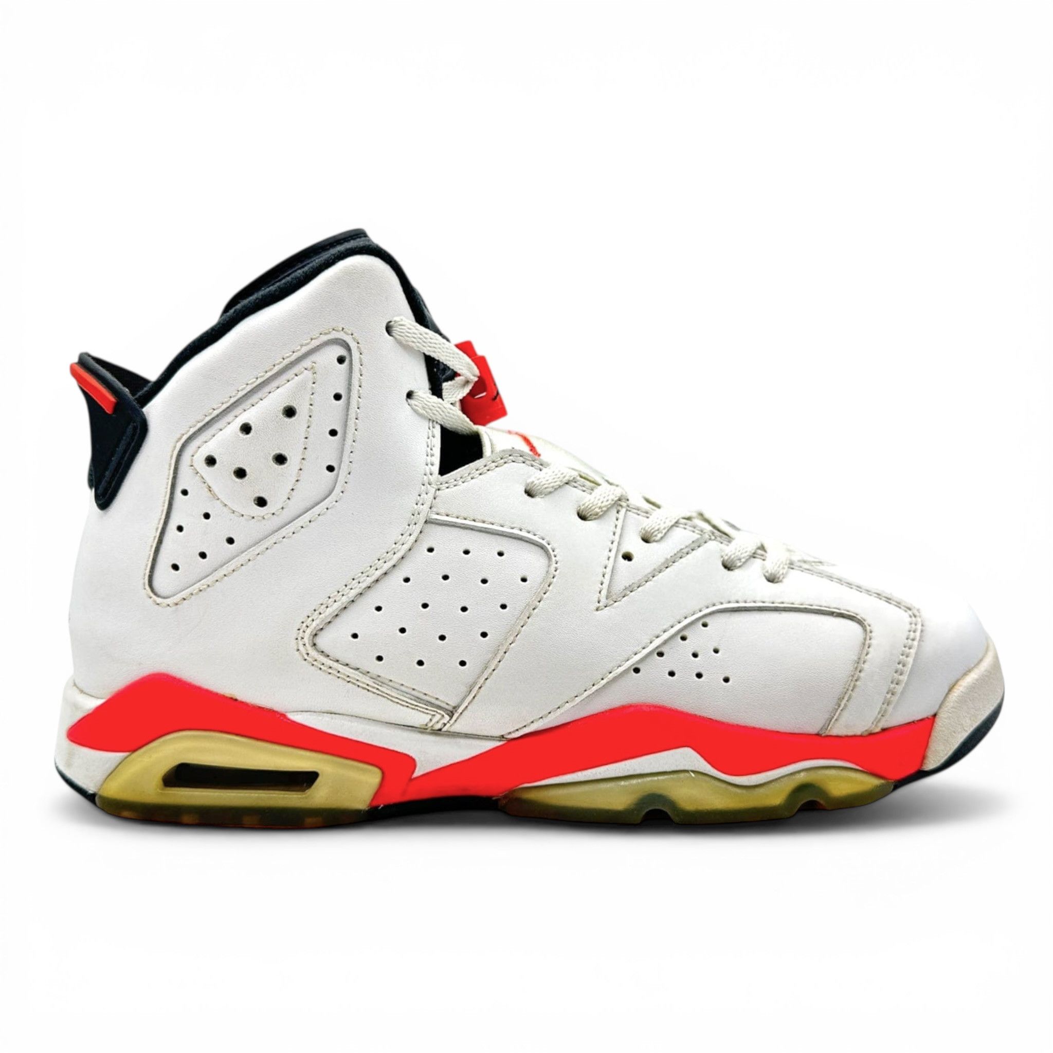 Nike 6 Retro Infrared White 2014 (GS) Size US 6.5 / EU 39-40 - 1 Thumbnail