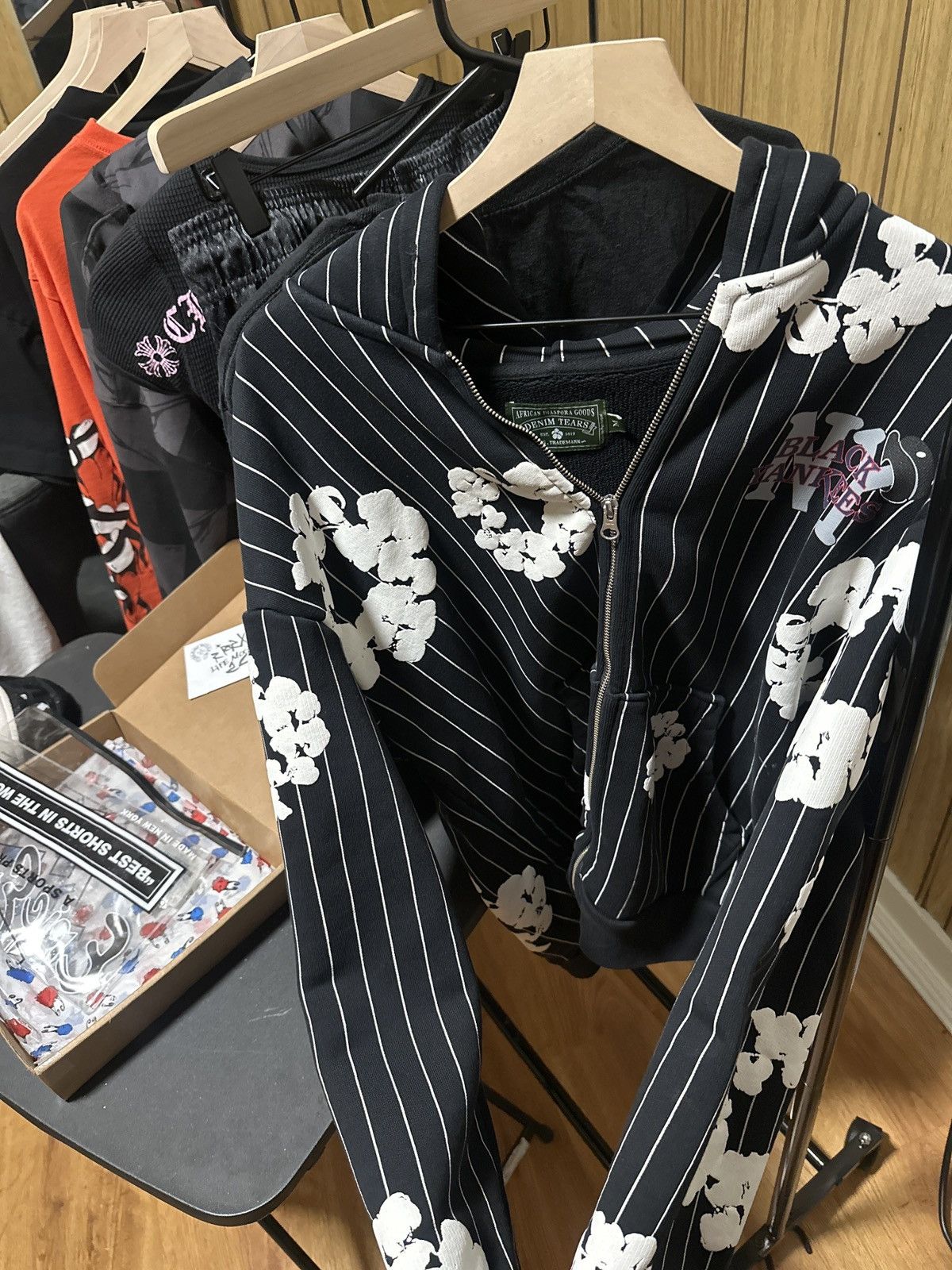 DENIM TEARS BLACK YANKEES DENIMTEARS Size US M / EU 48-50 / 2 - 1 Thumbnail
