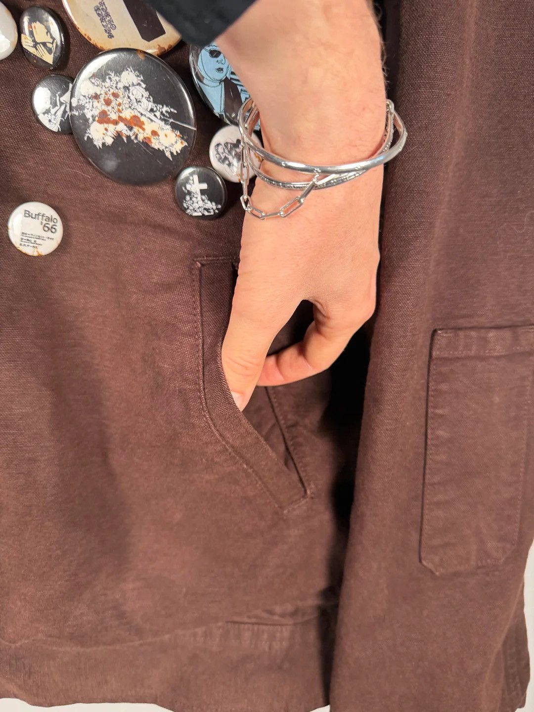 Enfants Riches Deprimes 🚭 OG RELEASE 🚭 RUNWAY 33+ PIN BUFFALO ‘66 FADED JACKET Size US L / EU 52-54 / 3 - 12 Thumbnail