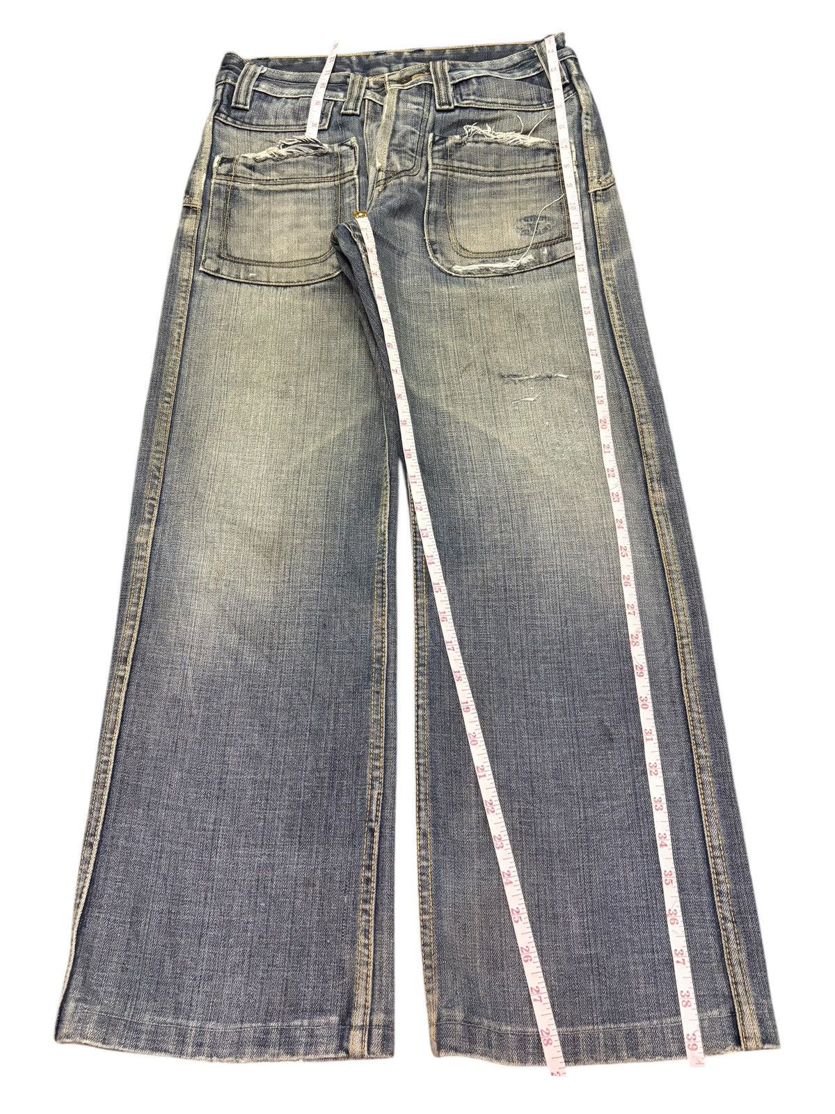 Diesel Vintage Italy Diesel Mud Wash Distress Baggy Jeans Size US 30 / EU 46 - 7 Thumbnail