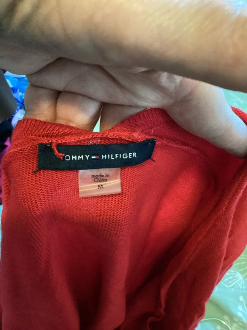 Tommy Hilfiger Tommy Hilfiger Red Cardigan Size M / US 6-8 / IT 42-44 - 5 Thumbnail