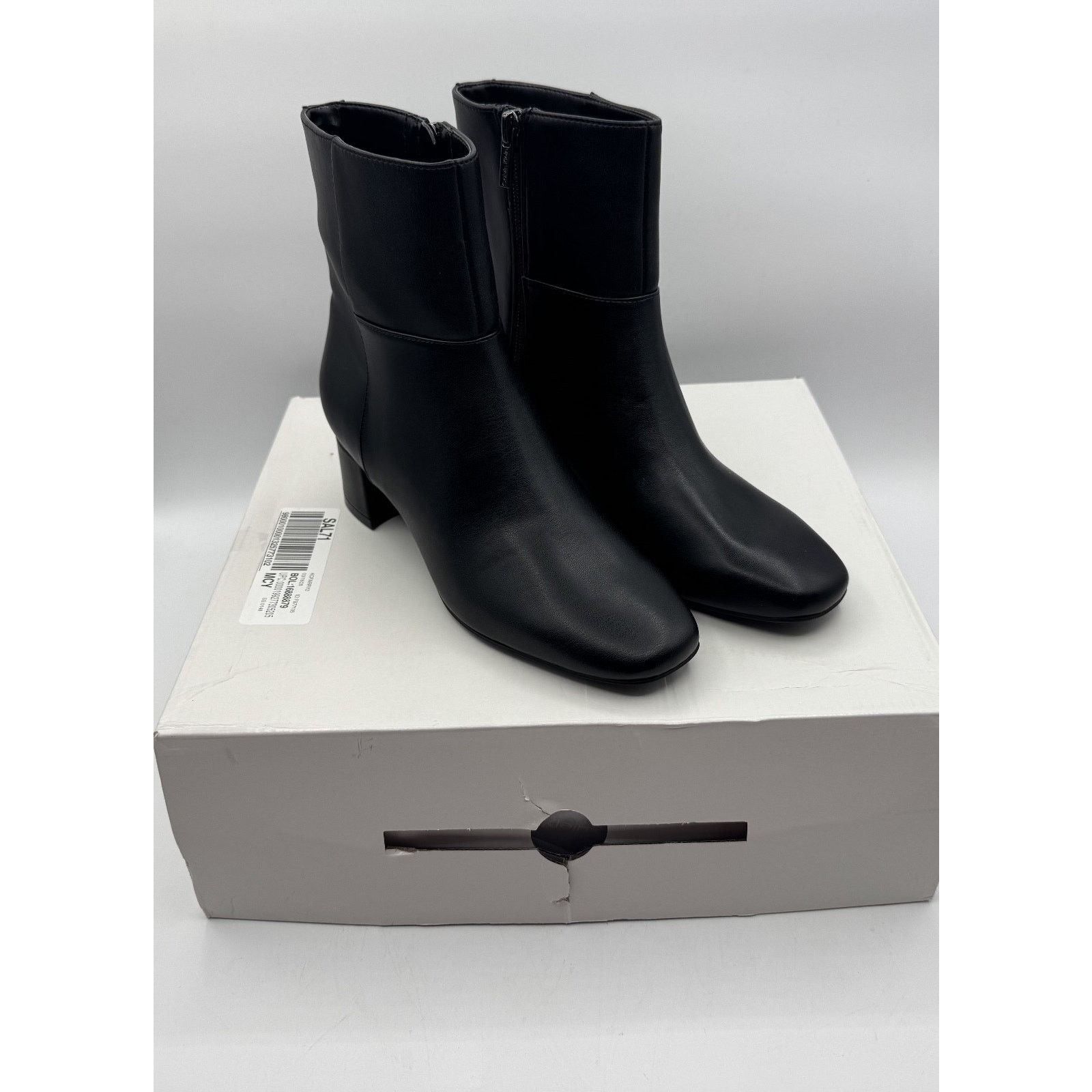 Calvin Klein Calvin Klein Parry 2 Black Leather Ankle Boots Heel Block Size US 6 / IT 36 - 2 Thumbnail
