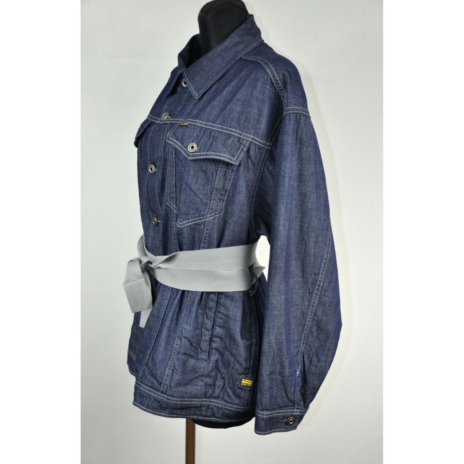 G-Star G-Star 3301 Real Boyfriend JKT WMN Denim Jacket L Blue Size L / US 10 / IT 46 - 6 Thumbnail