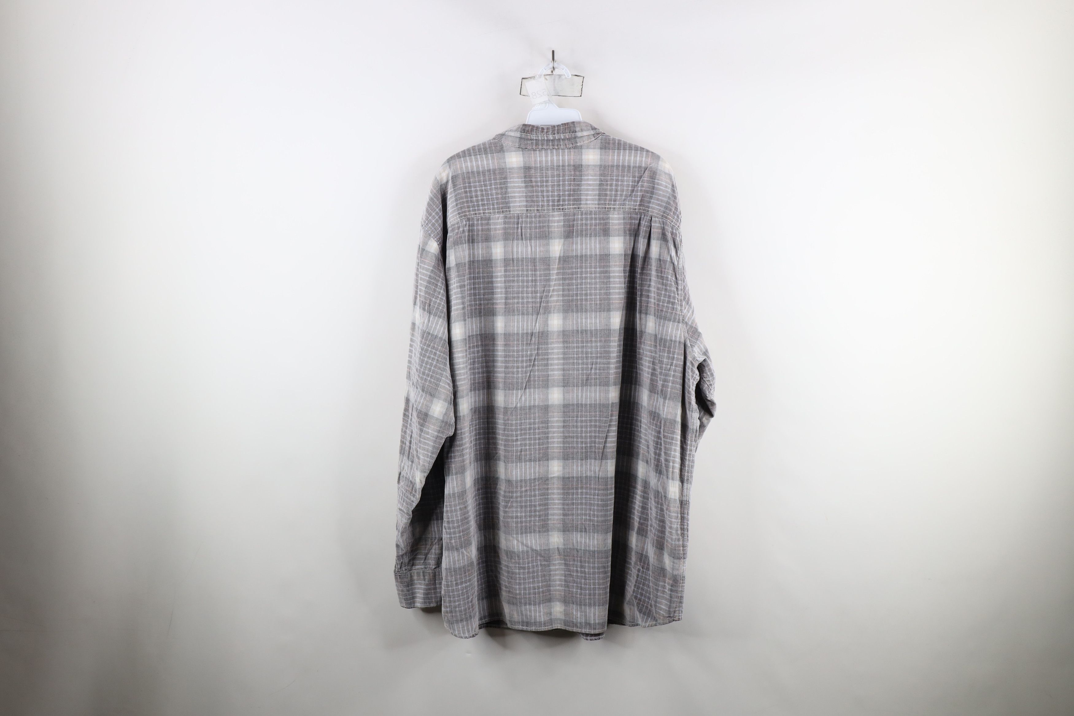 Tommy Bahama × Vintage Vintage Tommy Bahama Corduroy Collared Button Shirt Plaid Size US XXL / EU 58 / 5 - 12 Thumbnail