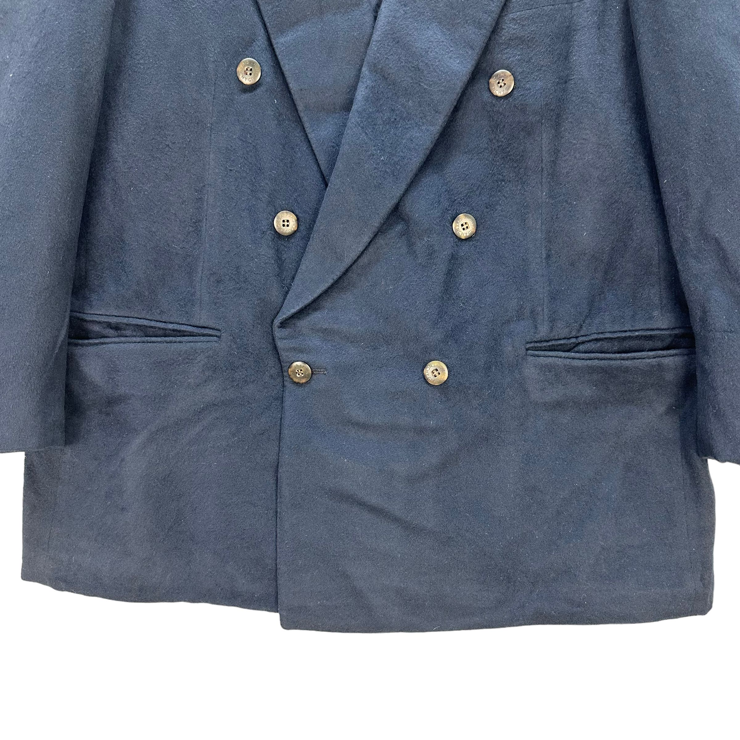 Givenchy GIVENCHY Double Breasted Wool Suit Jacket / Blazer #8532-013 Size 46R - 4 Thumbnail