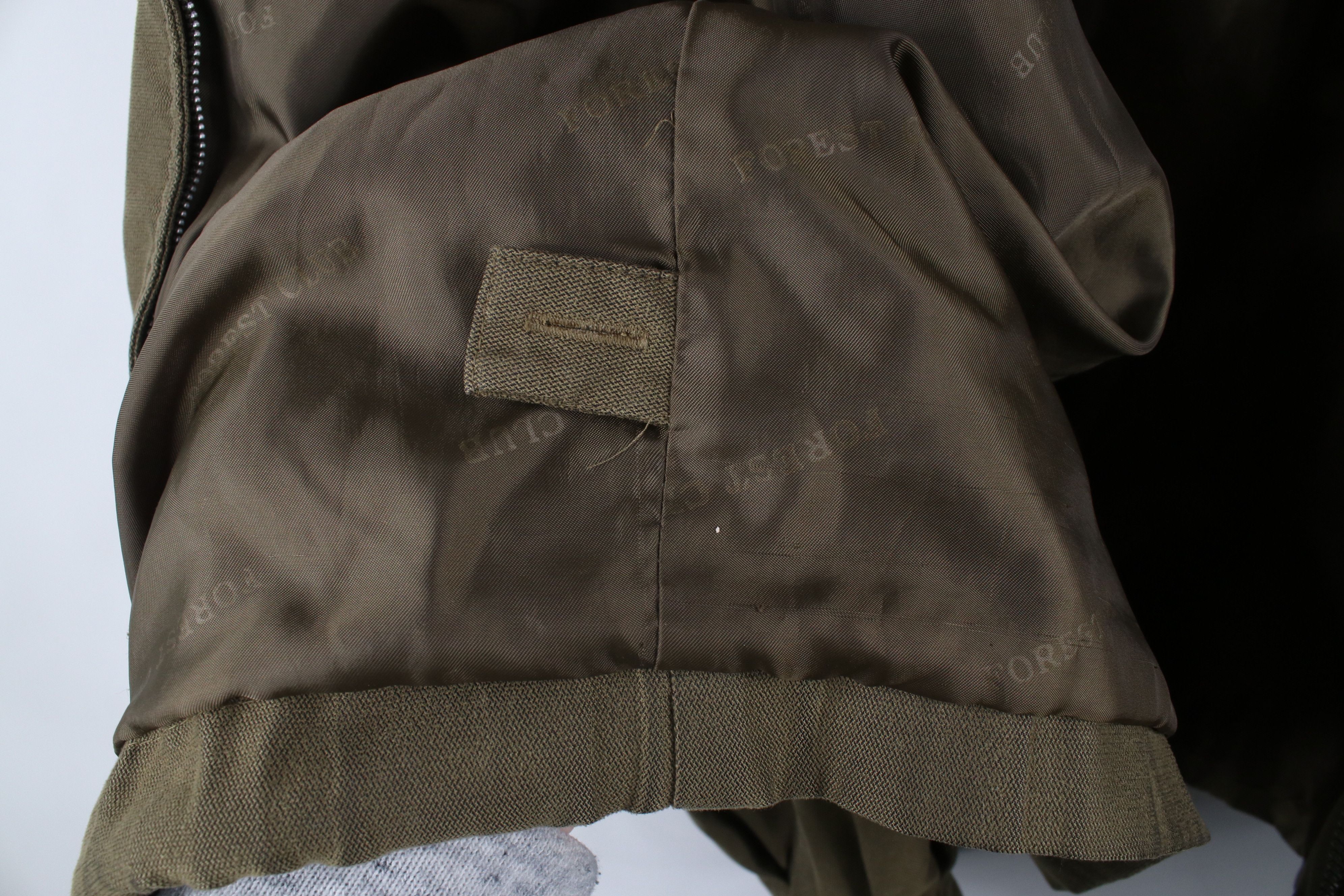 Vintage Vintage 90s Streetwear Pocket Full Zip Bomber Jacket Green Size US L / EU 52-54 / 3 - 13 Thumbnail