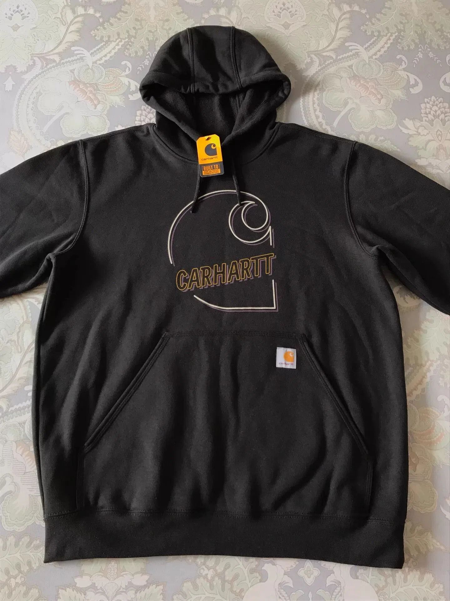 Carhartt Carhartt 105192 Black Hoodie. Size US L / EU 52-54 / 3 - 3 Thumbnail