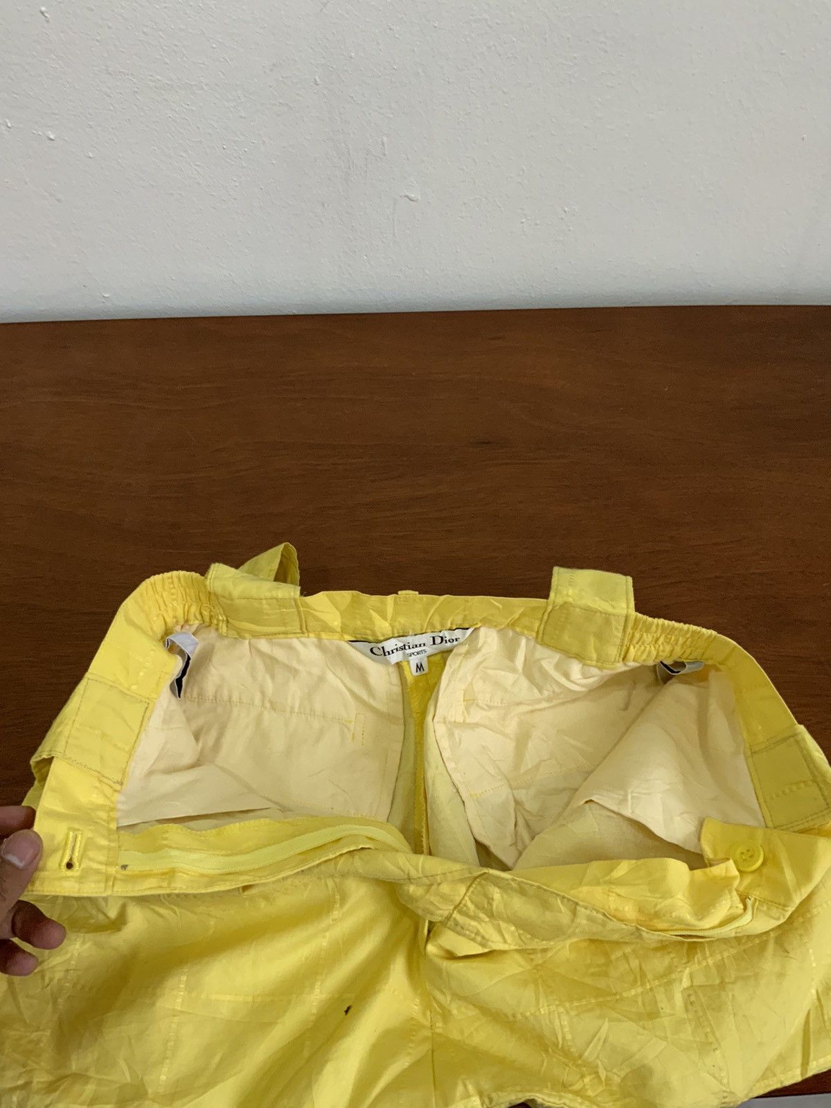 Christian Dior Monsieur Christian Dior Sport Custome Yellow Tote Bag Size ONE SIZE - 12 Thumbnail