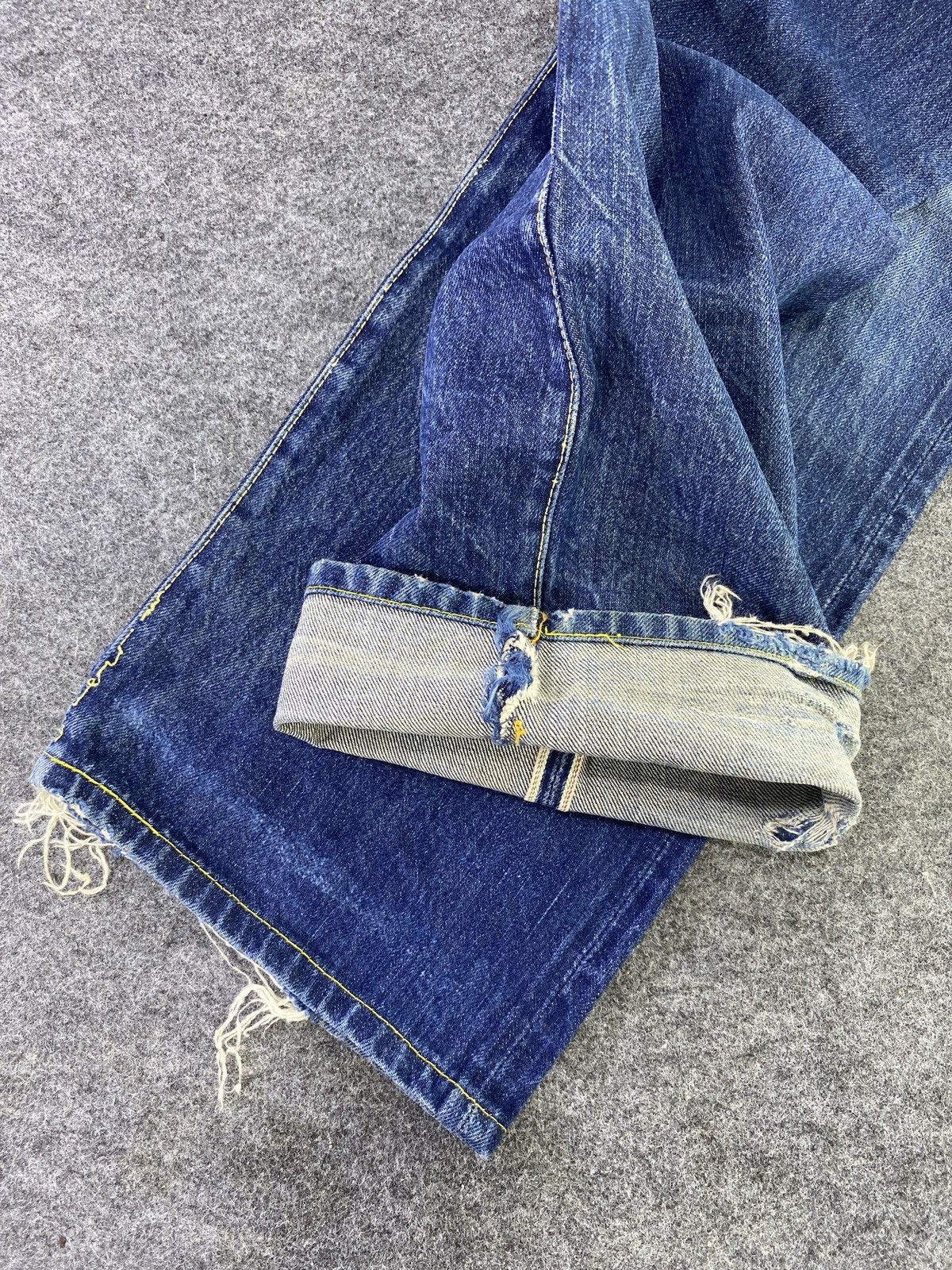 Japanese Brand Studio D Artisan Buckle Back Selvedge Jeans - J880 Size US 29 - 8 Thumbnail