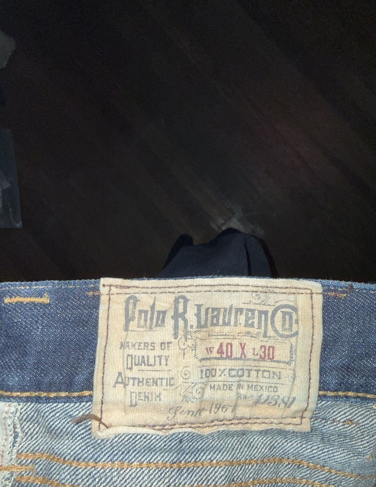 Polo Ralph Lauren Polo Ralph Lauren Hampton straight leg blue jeans Size US 34 / EU 50 - 7 Thumbnail
