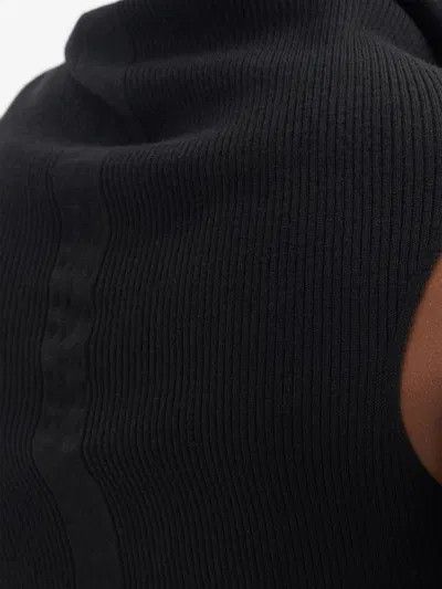 Rick Owens o1y0126 Sleeveless Sweater in Black Size M / US 6-8 / IT 42-44 - 3 Thumbnail