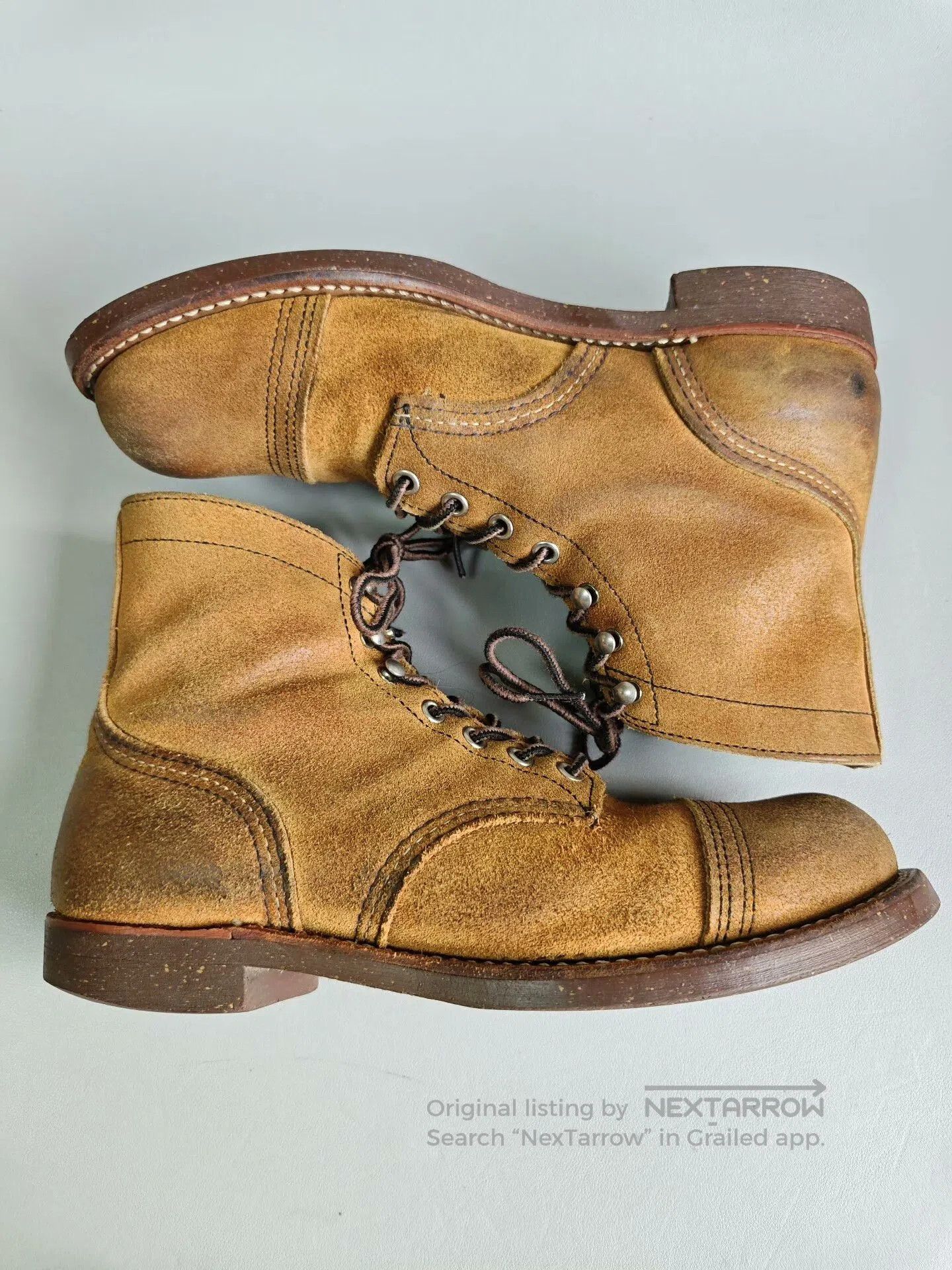 Red Wing Red Wing 8113 Suede Miner Boots. Size US 9 / EU 42 - 4 Thumbnail
