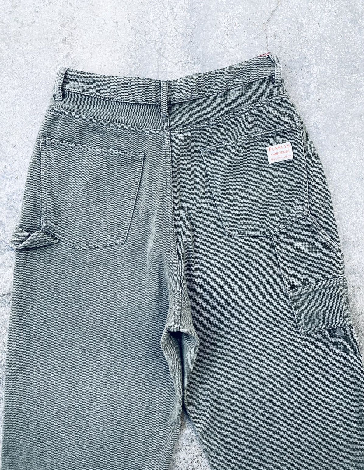 JCPenney Vintage Jc Penneys Sanforized Baggy Carpenter Pants Size US 29 - 4 Thumbnail