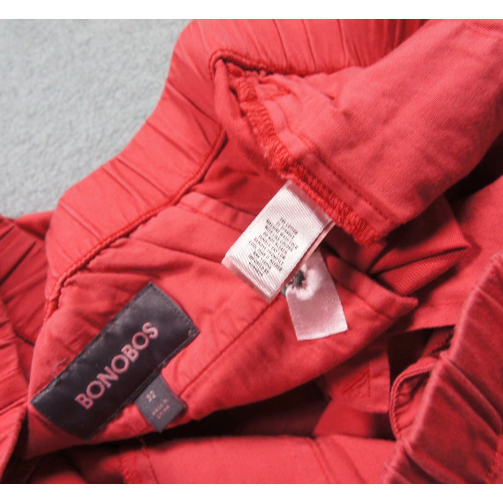 Bonobos Bonobos Shorts Mens 32 Pink Chino 7" Inseam Drawstring Stretch Preppy Casual Size US 32 / EU 48 - 6 Thumbnail