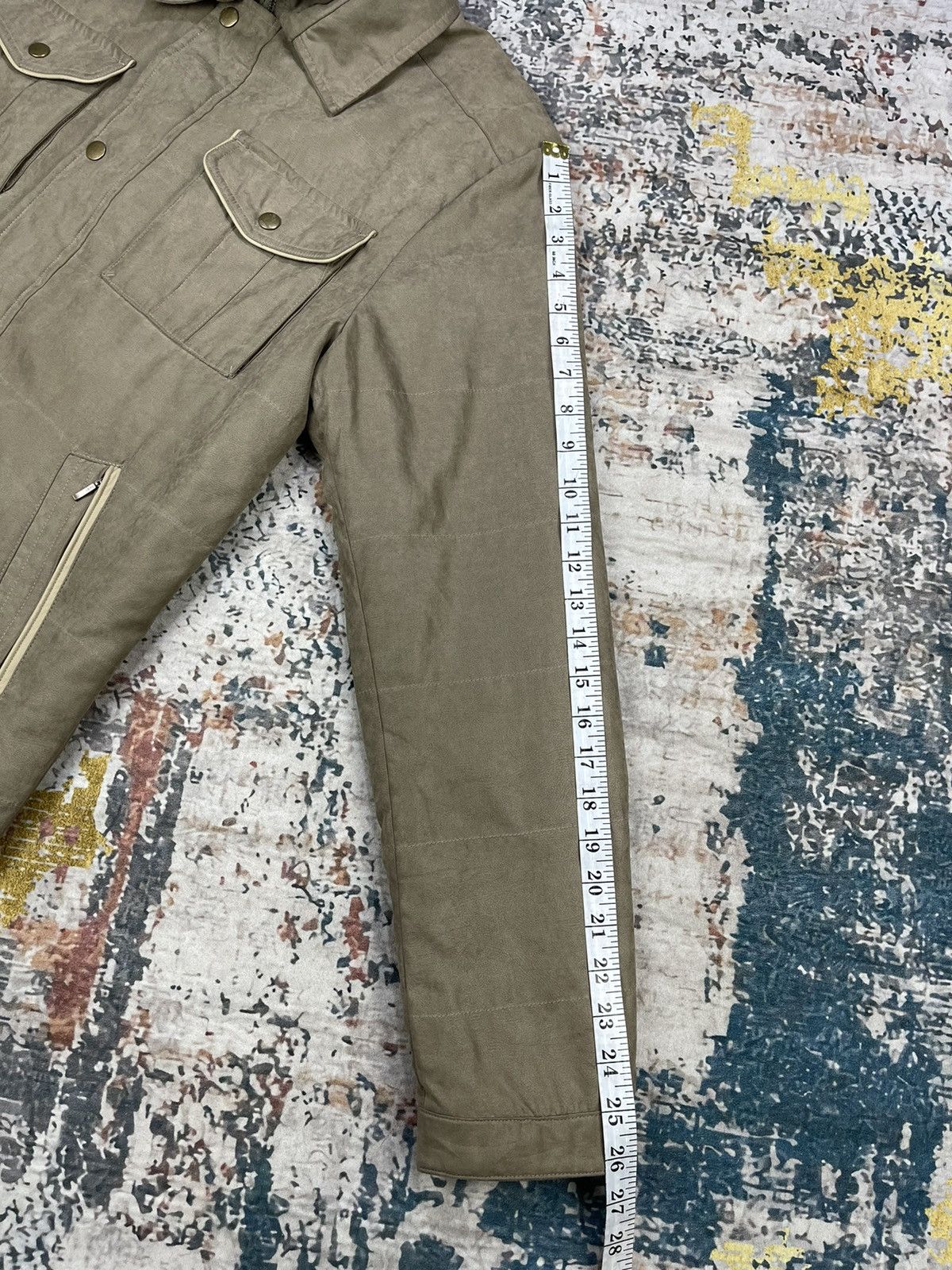 Kansai Yamamoto Kansai Yamamoto Moleskin Like 2 Collar Quilt Padded Jackets Size US M / EU 48-50 / 2 - 11 Thumbnail