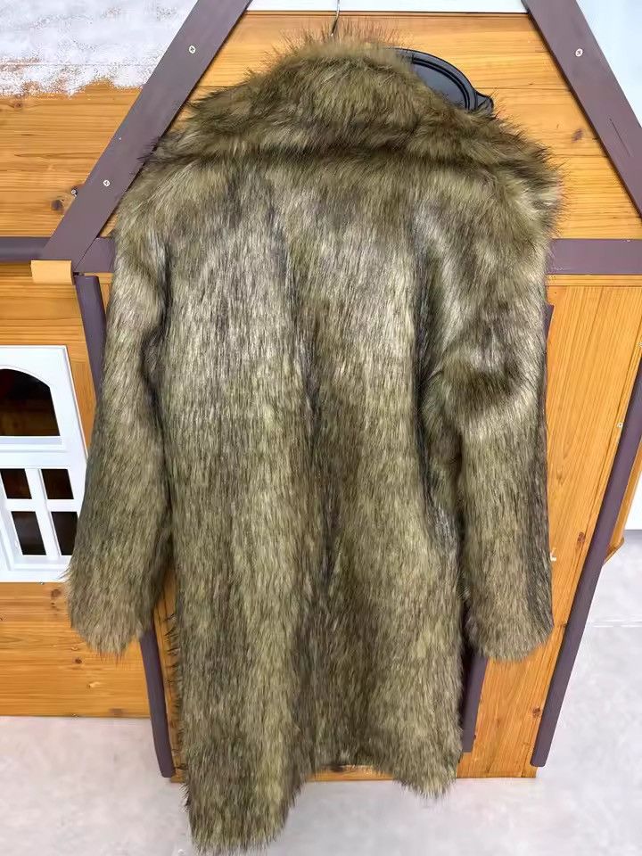 Other Faux Fur Designer Streetwear Maxi Winter Warm Men’s Coat Size US XL / EU 56 / 4 - 8 Thumbnail