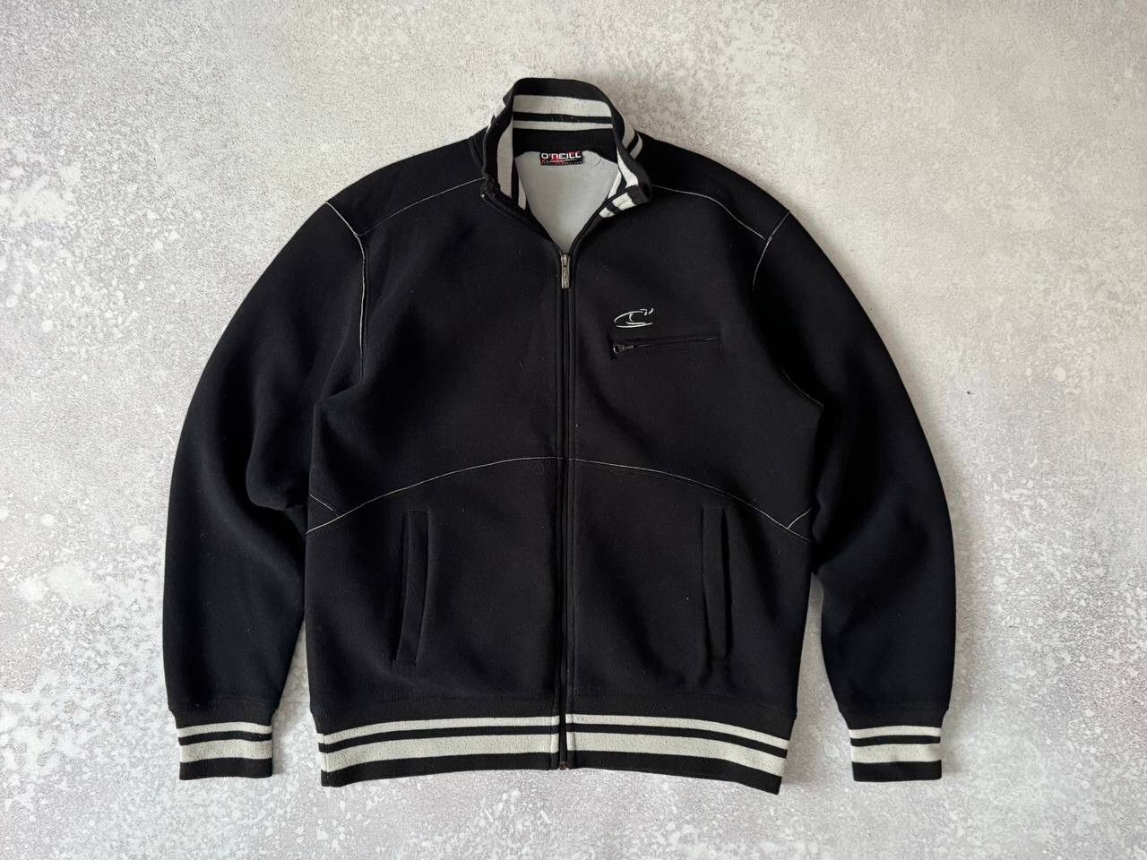 O'Neill × Ocean Pacific Vintage 90s O’Neill Zip Up Sweatshirt Surf Style Big Logo Size US L / EU 52-54 / 3 - 1 Thumbnail