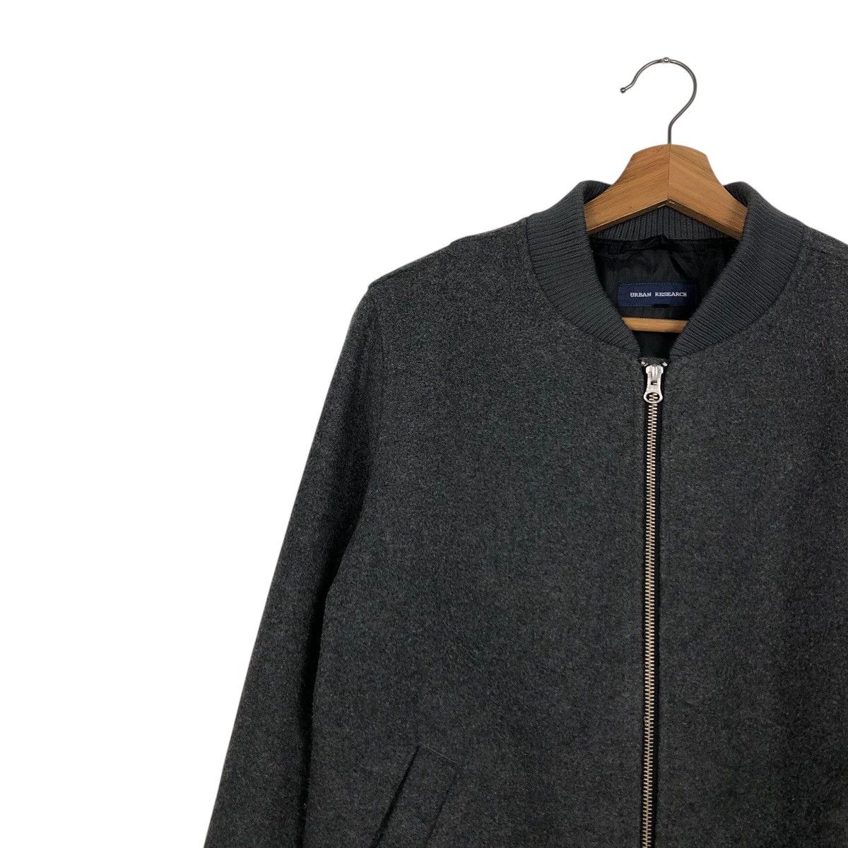 Japanese Brand 📌Vintage Wool Bomber Jacket Urban Research Issey Miyake Size US M / EU 48-50 / 2 - 8 Thumbnail