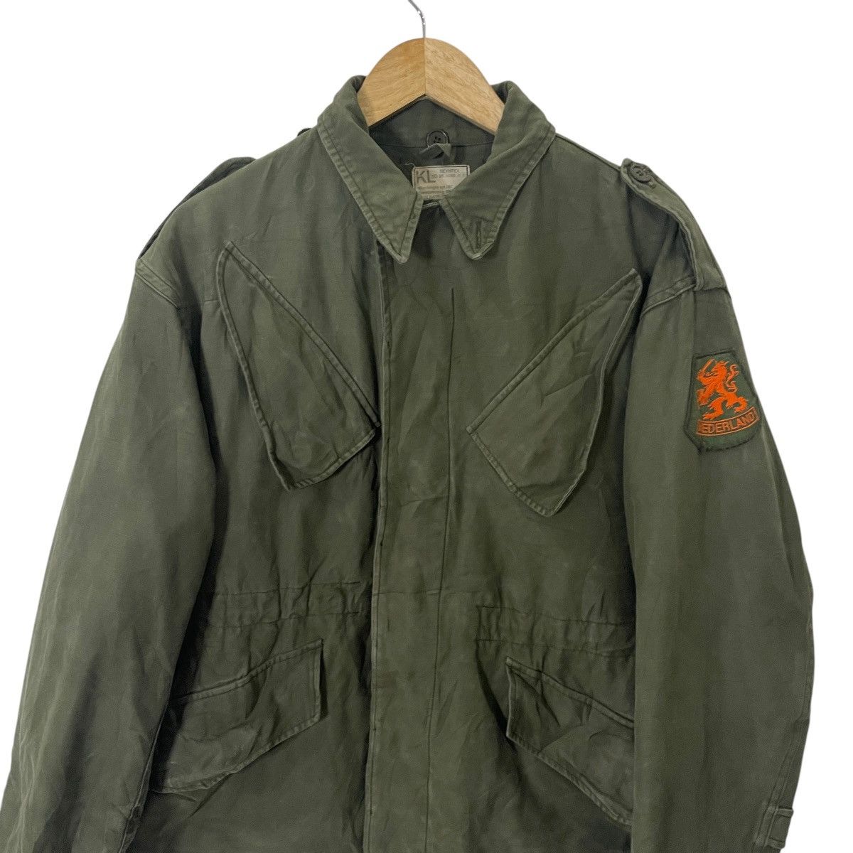 Vintage Vintage 80s Military Nederland Jacket Size US M / EU 48-50 / 2 - 2 Thumbnail
