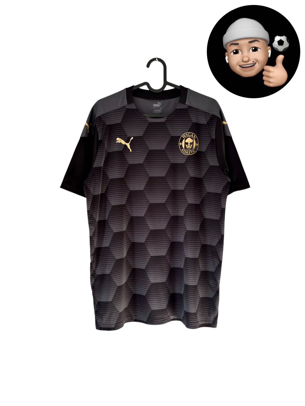 Puma 2020 2021 Wigan Athletic England Puma Away Kit Soccer Jersey Size US L / EU 52-54 / 3 - 1 Thumbnail