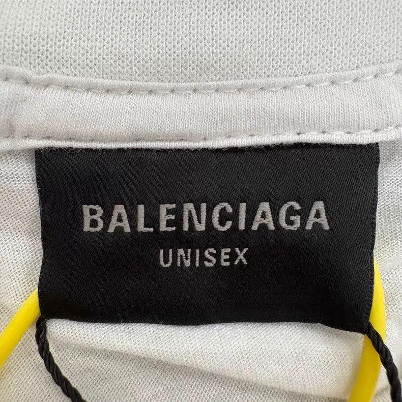 Balenciaga Balenciaga White Rainbow Printed Letter Half Sleeve Size US M / EU 48-50 / 2 - 3 Thumbnail