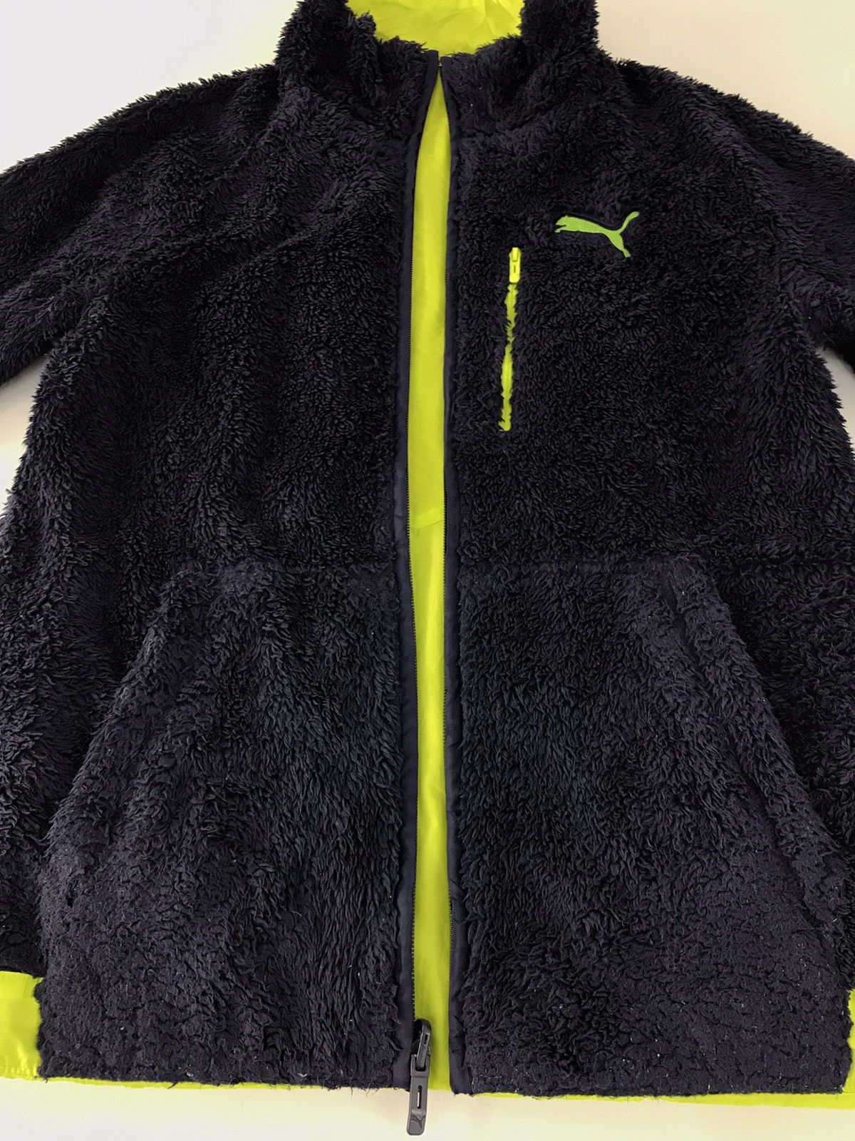 Puma × Vintage Vintage Puma Fleece Jacket Zipper Style Size US S / EU 44-46 / 1 - 7 Thumbnail
