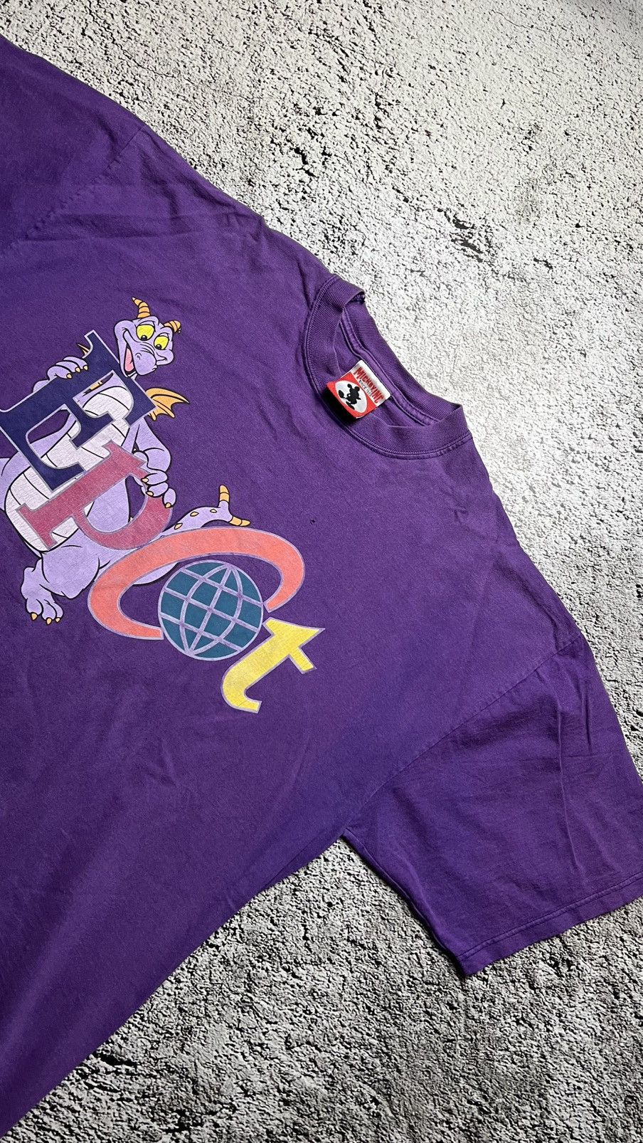 Mickey Inc VTG 90’s Mickey Inc. Disney Figment Epcot Ride Promo Shirt Size US XL / EU 56 / 4 - 2 Thumbnail