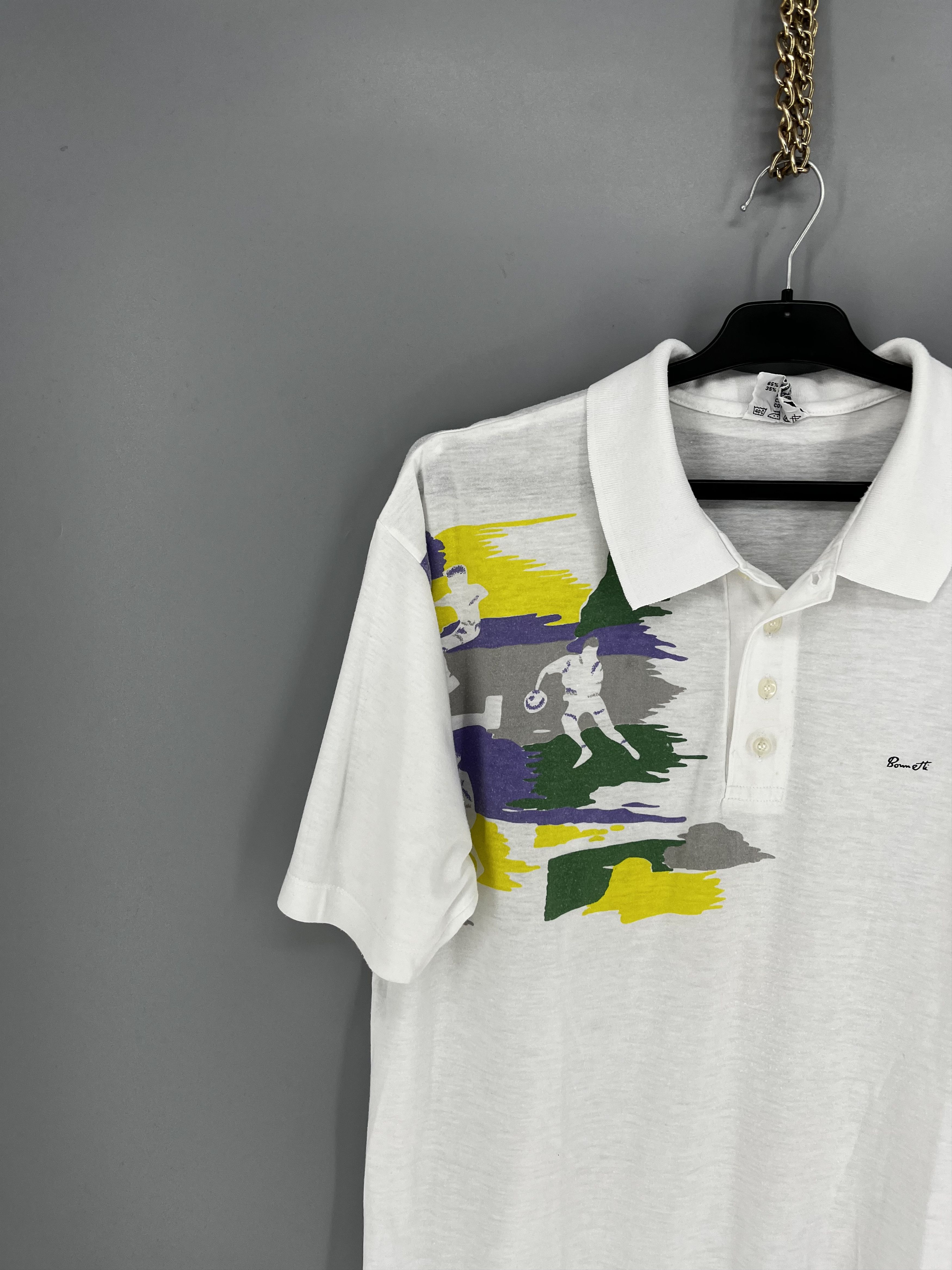 Vintage Vintage Size L Polo Tenis Shirt Polo Shirt Pattern 80s 90s Size US L / EU 52-54 / 3 - 4 Thumbnail