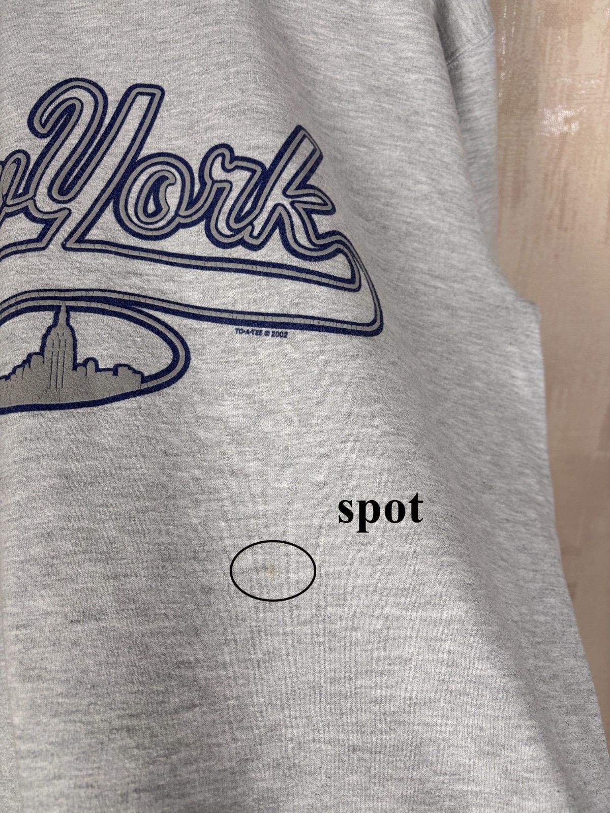 Gildan Vintage New York USA 2002 Sweatshirt Gildan Y2K Size US M / EU 48-50 / 2 - 8 Thumbnail