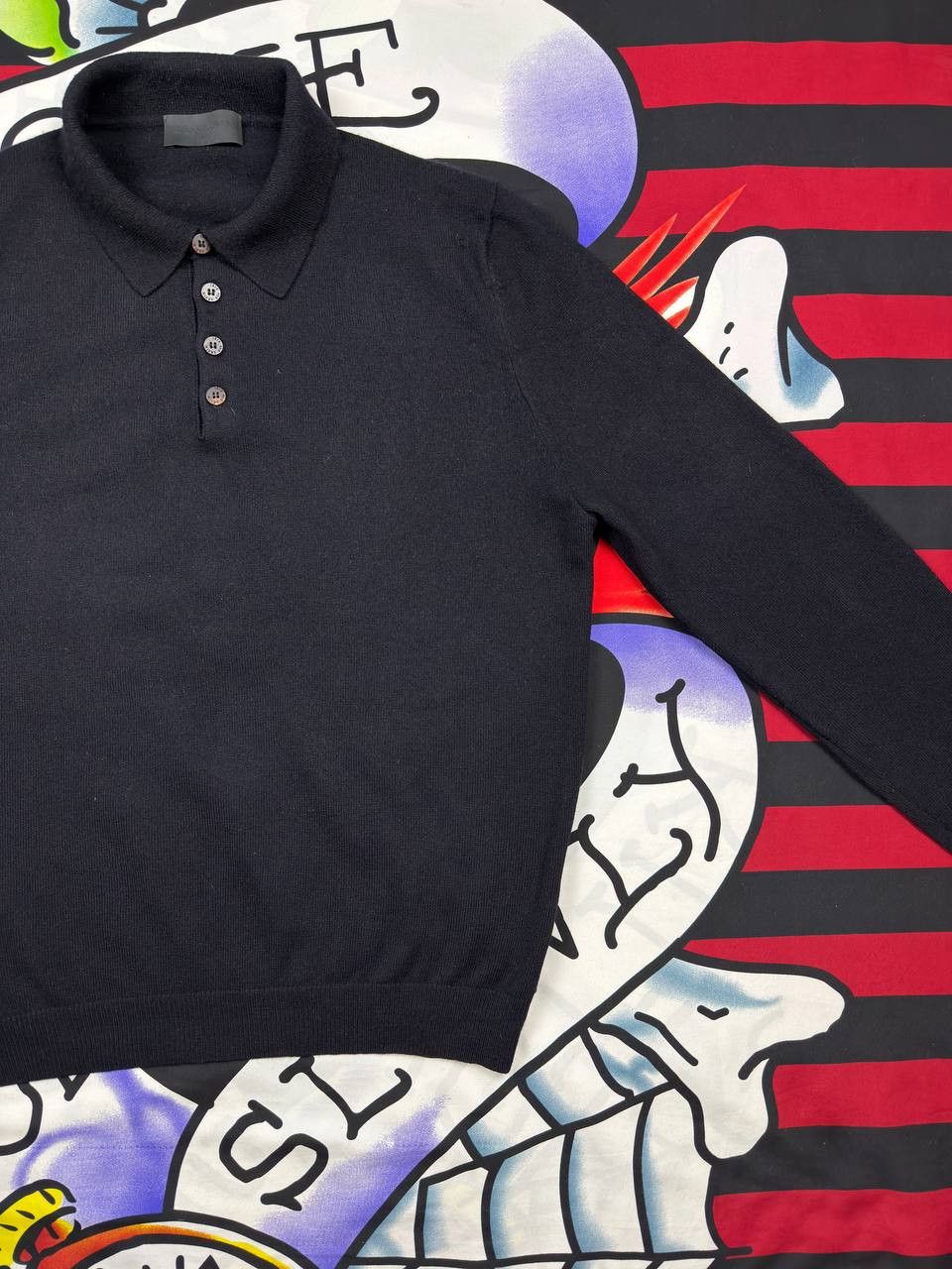 Iris von Arnim Iris Von Arnim Luxury Uomo Cashmere Sweater Navy Jumper Size US S / EU 44-46 / 1 - 4 Thumbnail